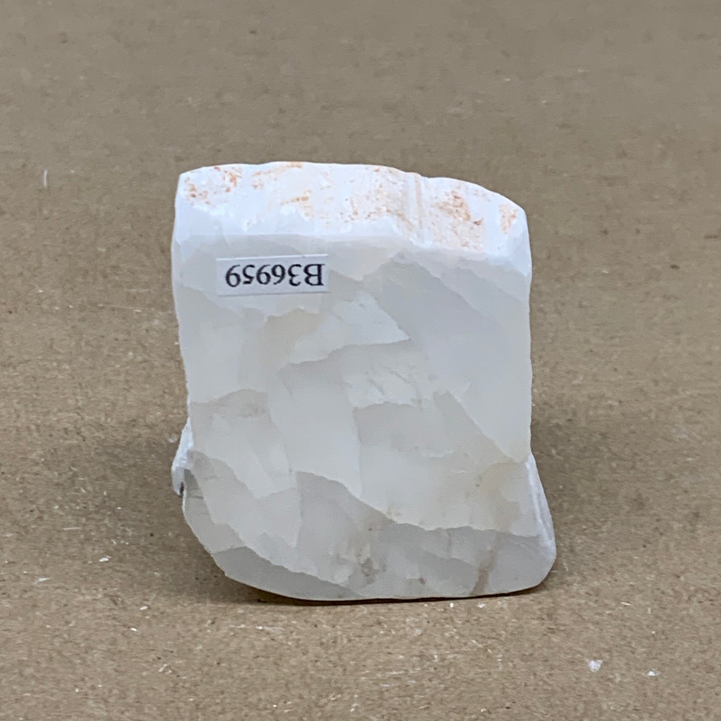 0.30 lbs, 2.3"x2"x1", Natural Clear Selenite Crystal Slab Gemstone, B36959