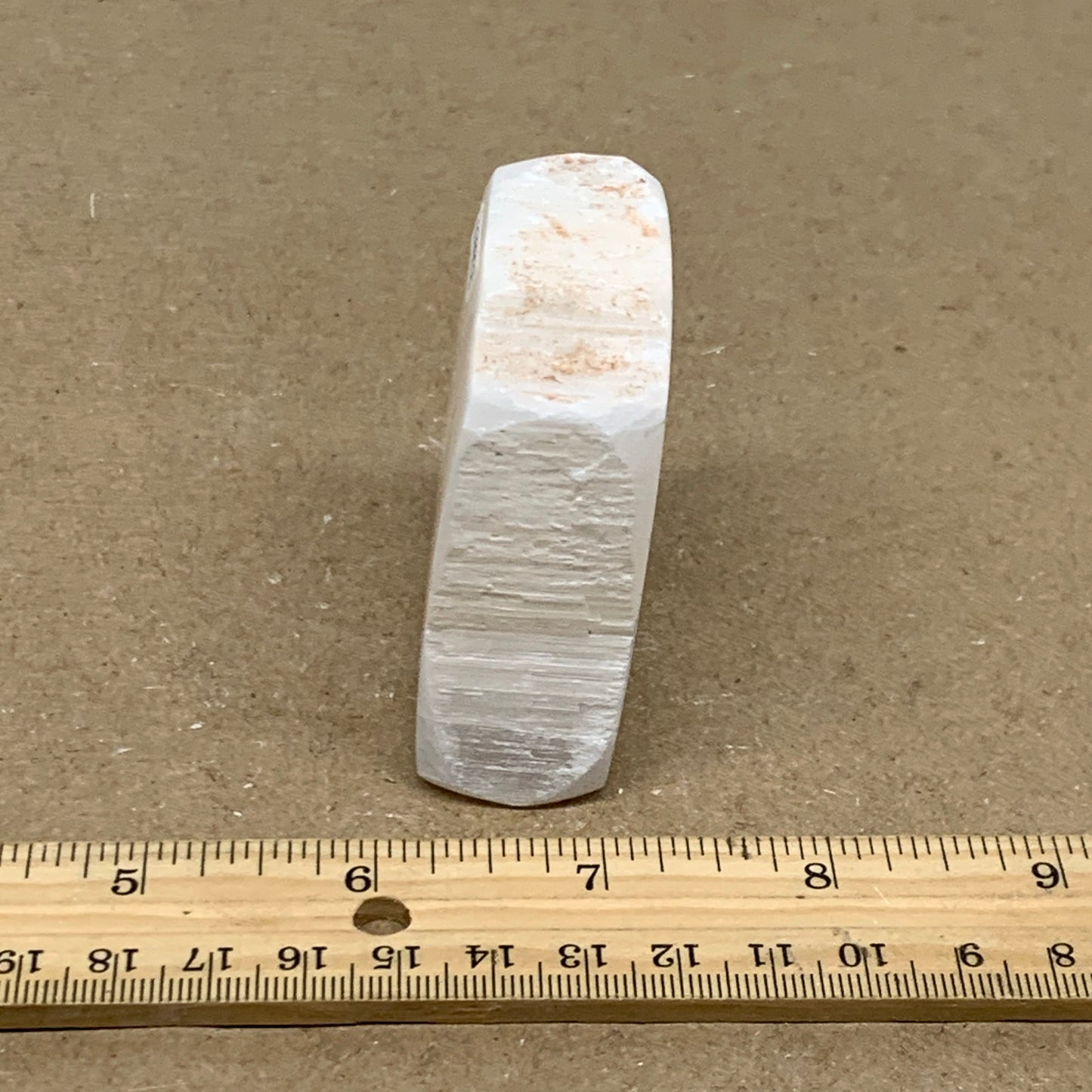 0.30 lbs, 2.3"x2"x1", Natural Clear Selenite Crystal Slab Gemstone, B36959