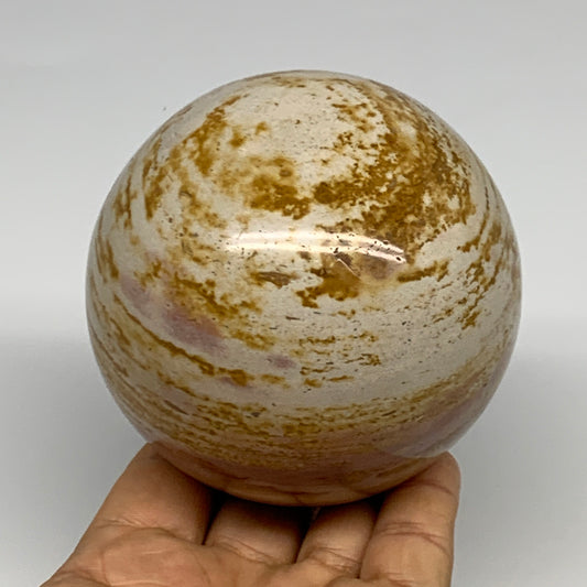 1.66 lbs, 3.3" (83mm), Polychrome Jasper Sphere Ball Crystal @Madagascar, B29830