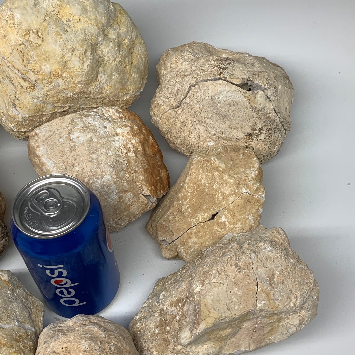 22.48 Lbs,4.3"-6", 9 Pairs, Natural Quartz Geodes @Morocco, Wholesale,B10635