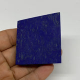 78g, 2.1"x1.9"x0.4", High Grade Natural Rough Lapis Lazuli @Afghanistan,B32689