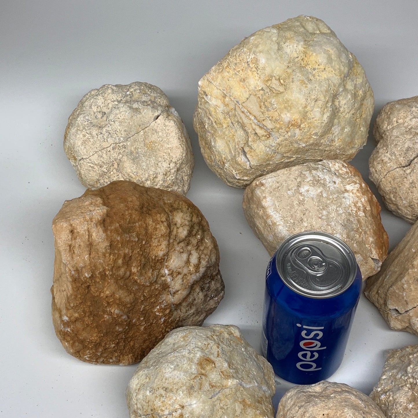 22.48 Lbs,4.3"-6", 9 Pairs, Natural Quartz Geodes @Morocco, Wholesale,B10635