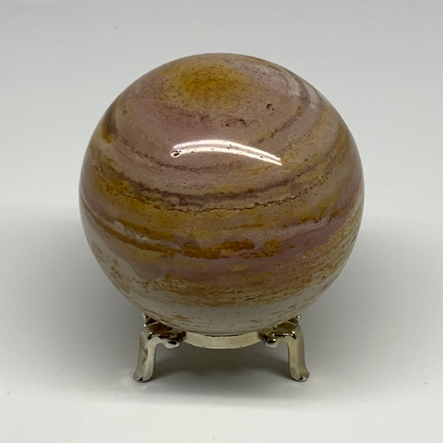 1.66 lbs, 3.3" (83mm), Polychrome Jasper Sphere Ball Crystal @Madagascar, B29830