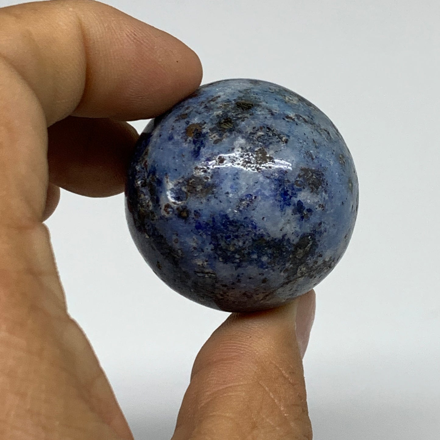 68.6g, 1.4"(36mm), Lapis Lazuli Sphere Ball Gemstone @Afghanistan, B33354