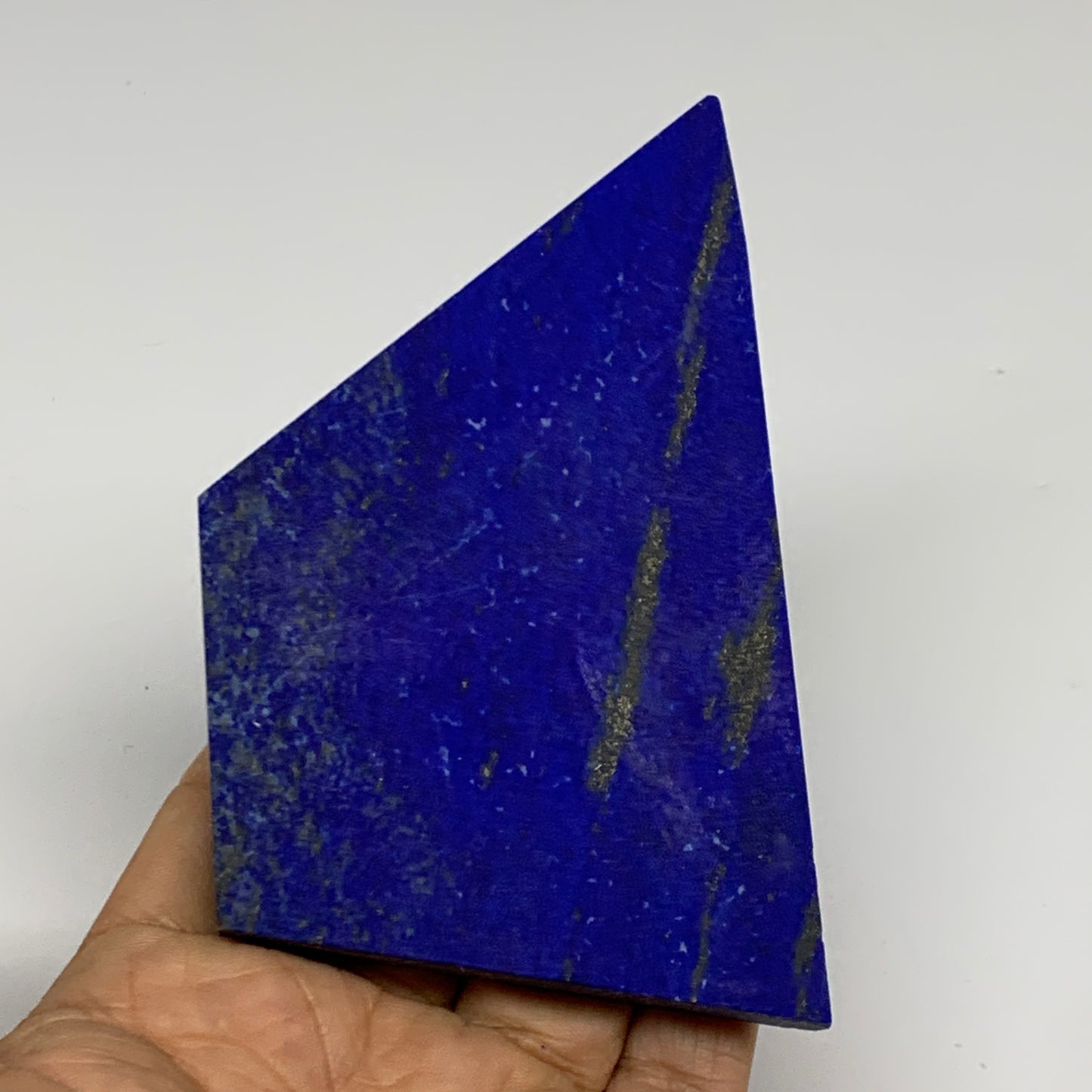 153.7g, 4.3"x2.6"x0.3", High Grade Natural Rough Lapis Lazuli @Afghanistan,B3269