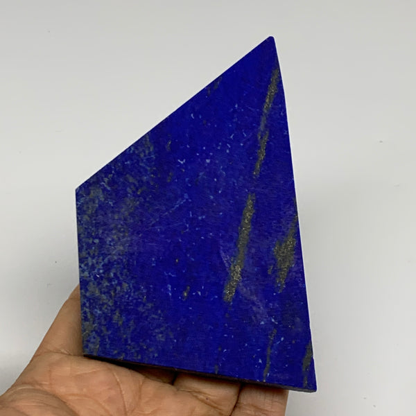 153.7g, 4.3"x2.6"x0.3", High Grade Natural Rough Lapis Lazuli @Afghanistan,B32690