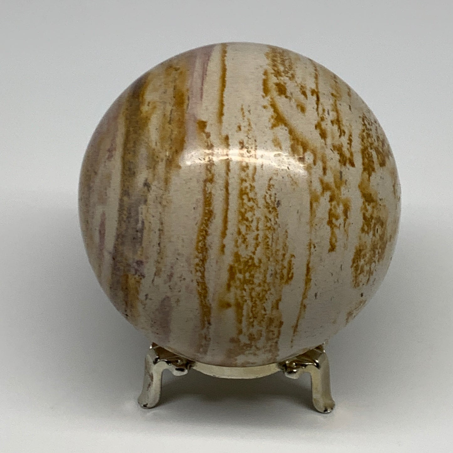 1.66 lbs, 3.3" (83mm), Polychrome Jasper Sphere Ball Crystal @Madagascar, B29830