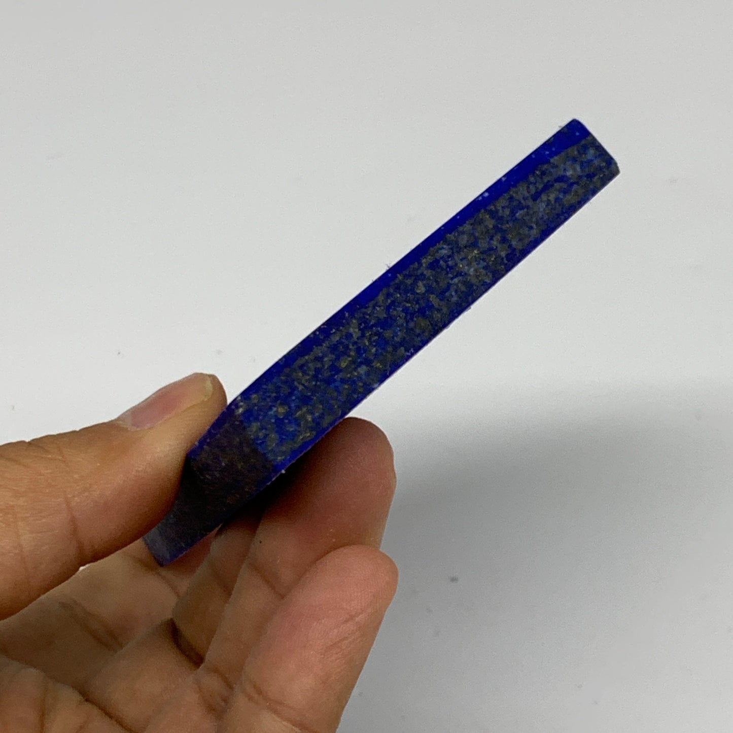 153.7g, 4.3"x2.6"x0.3", High Grade Natural Rough Lapis Lazuli @Afghanistan,B3269