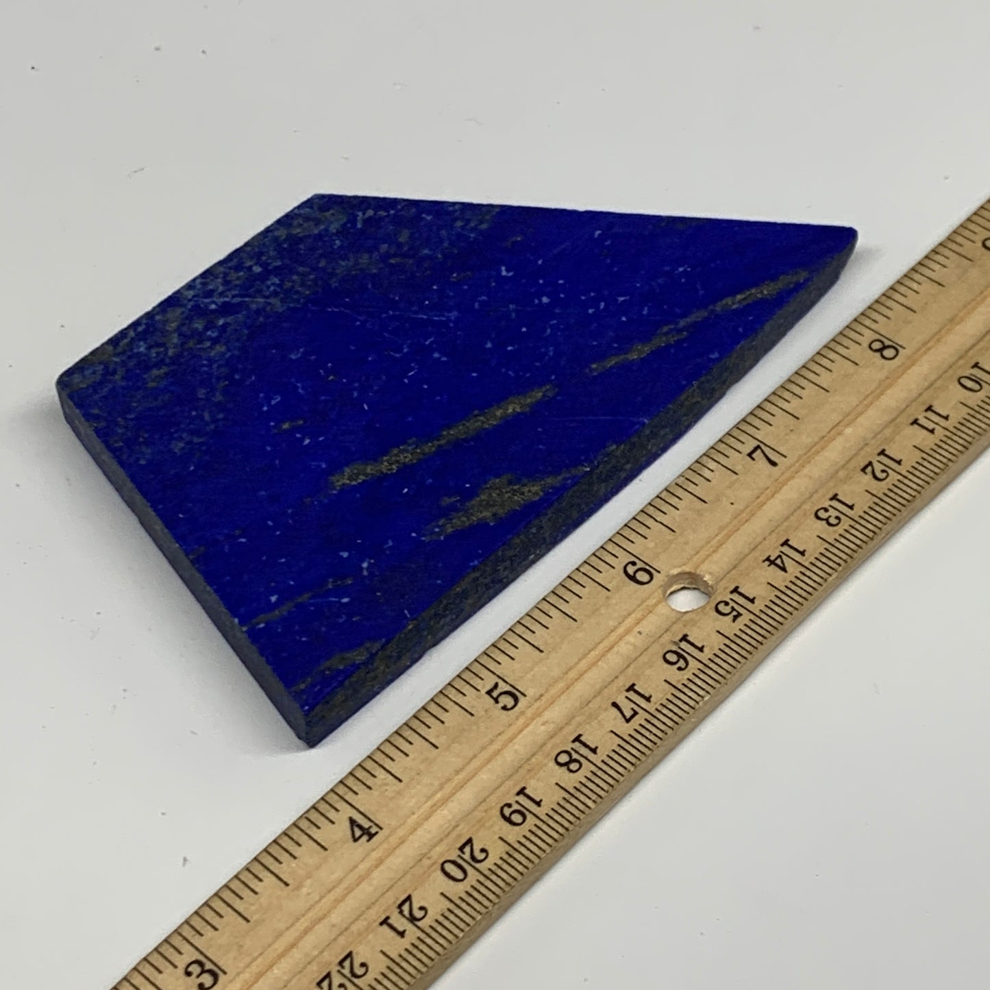 153.7g, 4.3"x2.6"x0.3", High Grade Natural Rough Lapis Lazuli @Afghanistan,B3269