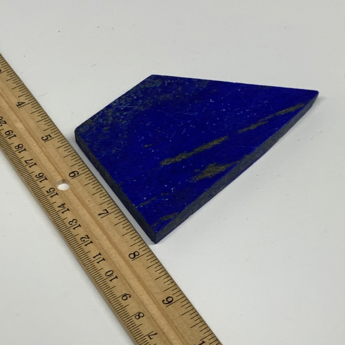 153.7g, 4.3"x2.6"x0.3", High Grade Natural Rough Lapis Lazuli @Afghanistan,B3269