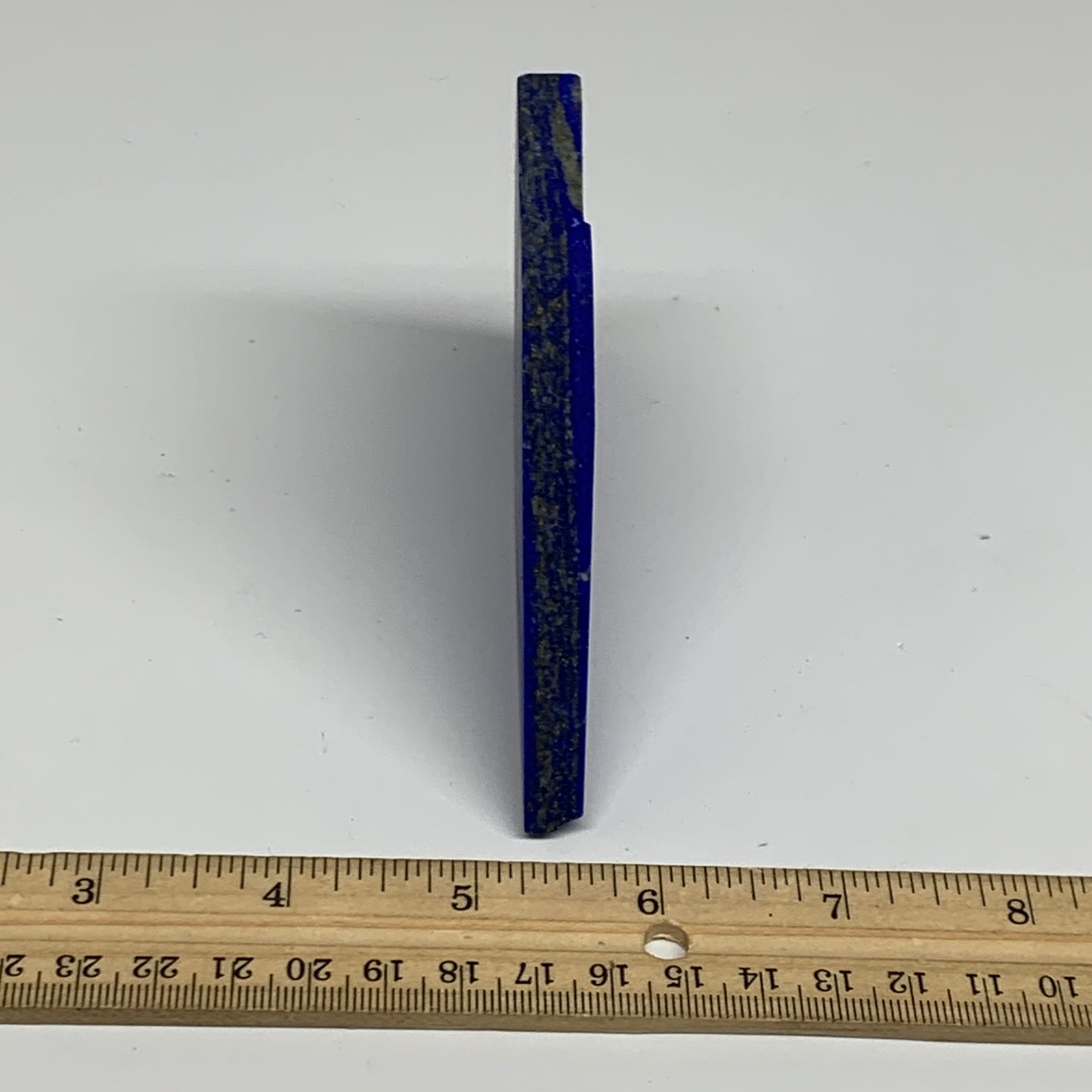 153.7g, 4.3"x2.6"x0.3", High Grade Natural Rough Lapis Lazuli @Afghanistan,B3269
