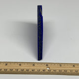 153.7g, 4.3"x2.6"x0.3", High Grade Natural Rough Lapis Lazuli @Afghanistan,B3269