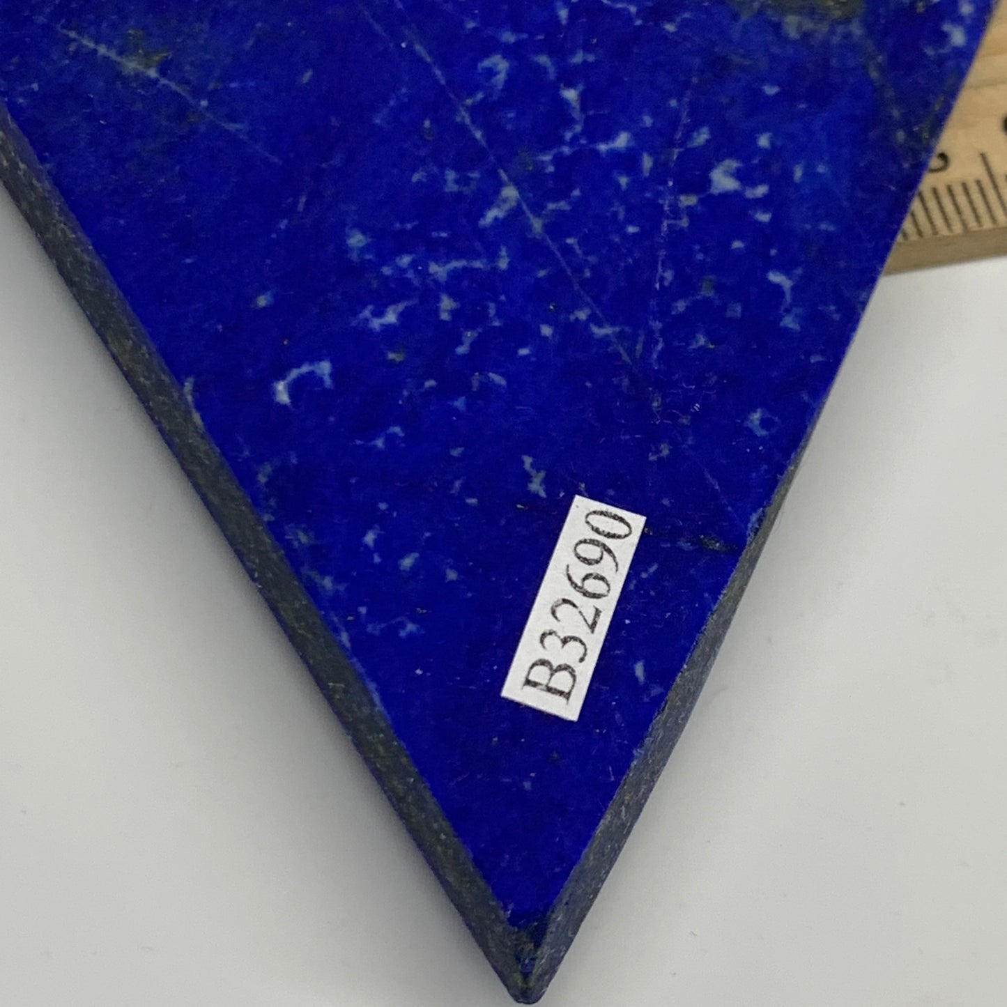 153.7g, 4.3"x2.6"x0.3", High Grade Natural Rough Lapis Lazuli @Afghanistan,B3269