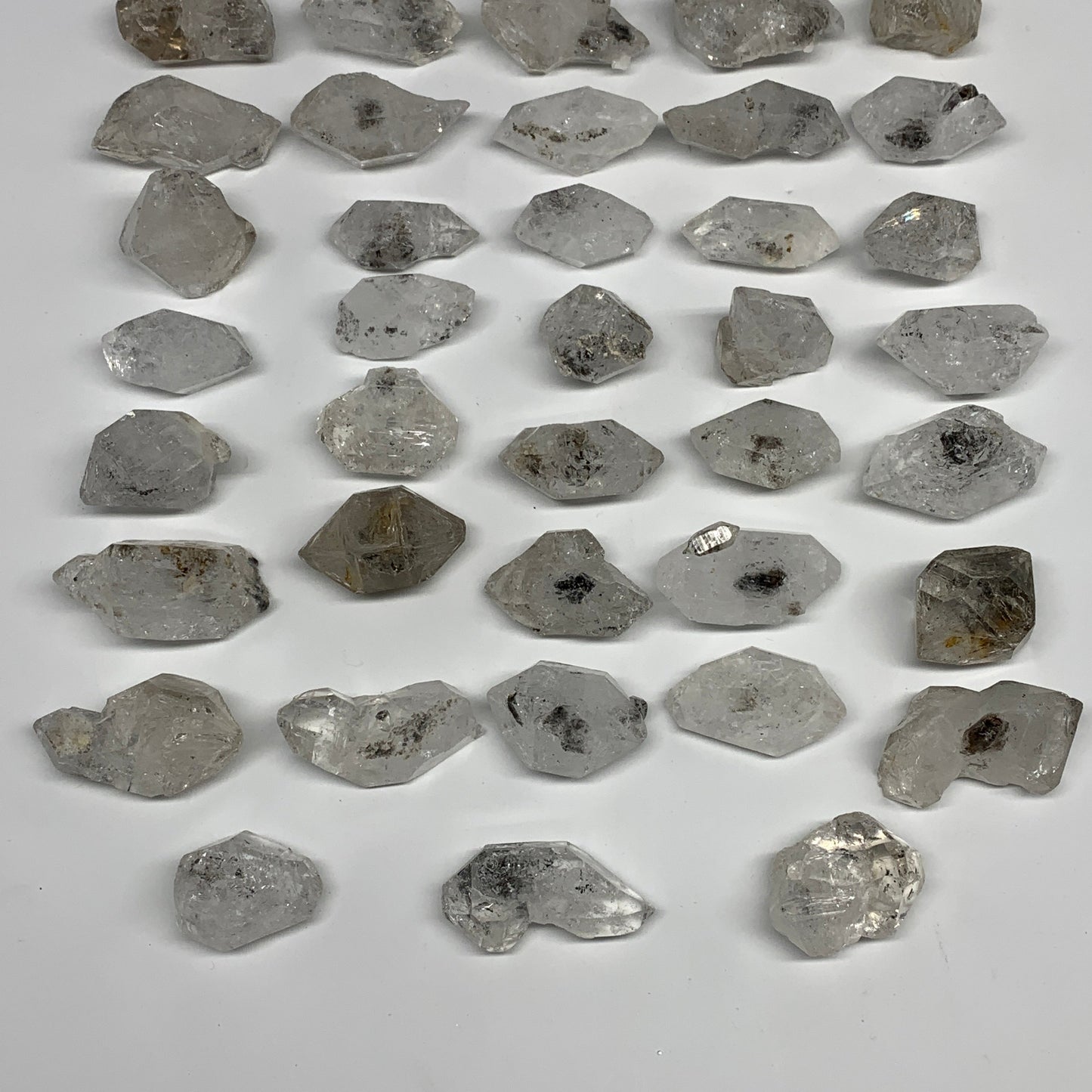 2.2 lb, 1.1"-1.9", 48 pcs, Window Quartz Crystal Terminated @Pakistan, B27495