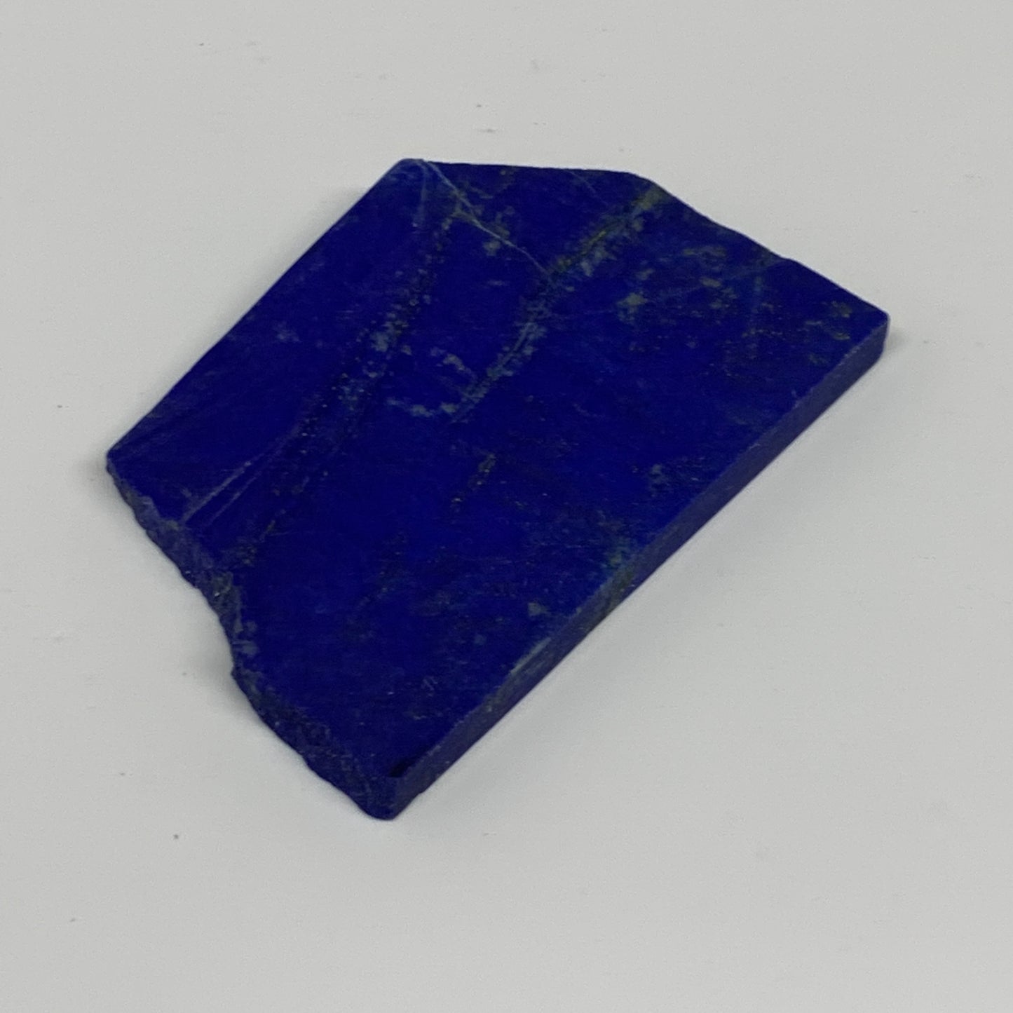 117.7g, 3.6"x2.6"x0.3", High Grade Natural Rough Lapis Lazuli @Afghanistan,B3269