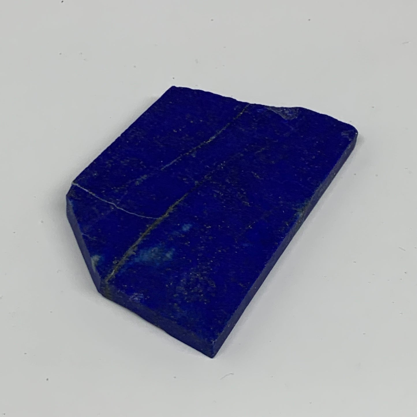 117.7g, 3.6"x2.6"x0.3", High Grade Natural Rough Lapis Lazuli @Afghanistan,B3269