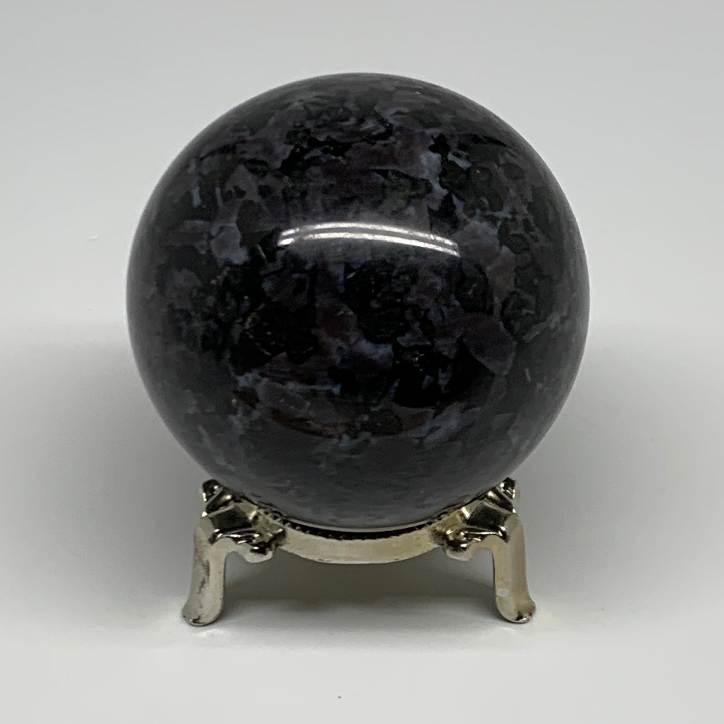 1.08 lbs, 2.7" (67mm) Indigo Gabbro Spheres Merlinite Gemstone, B29832