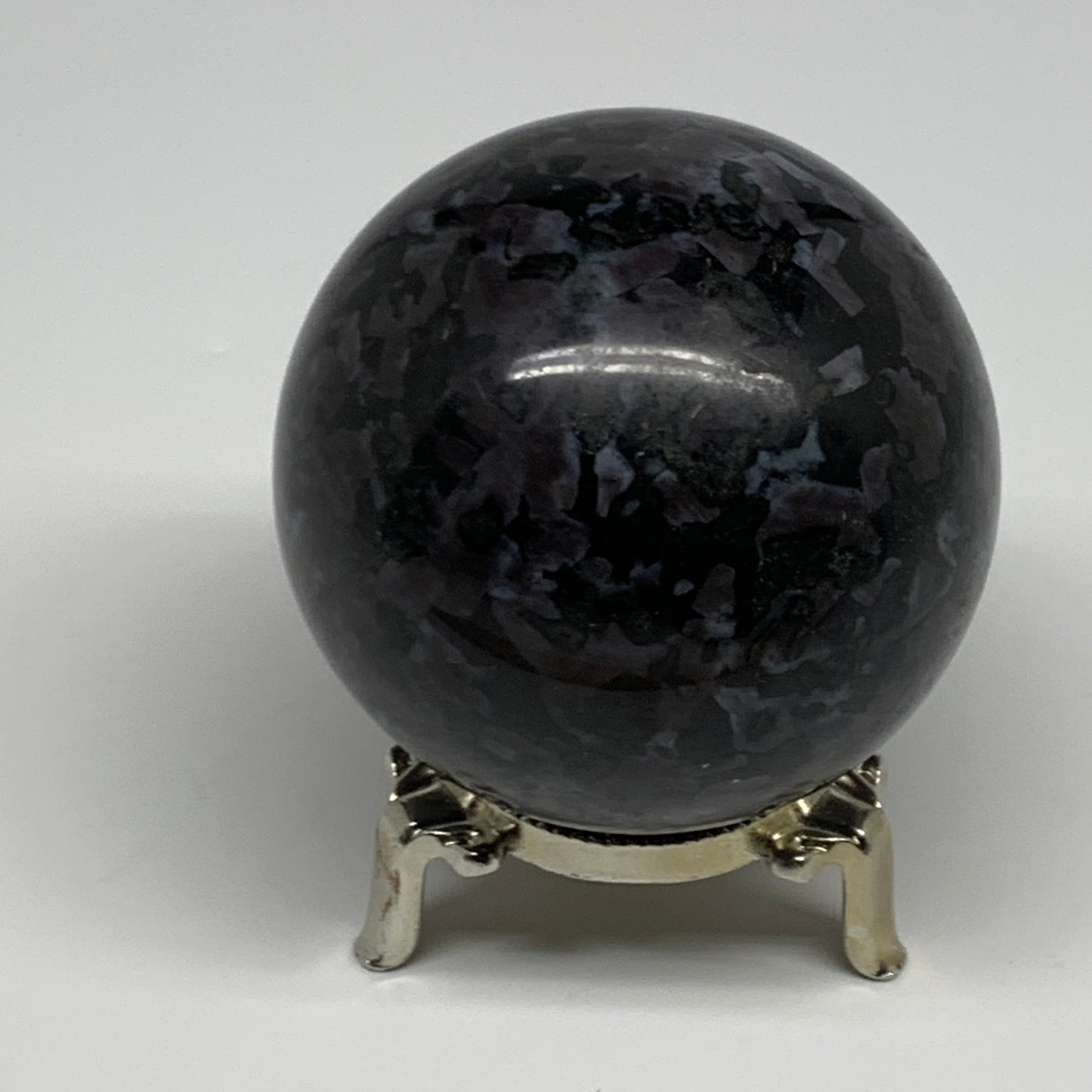 1.08 lbs, 2.7" (67mm) Indigo Gabbro Spheres Merlinite Gemstone, B29832