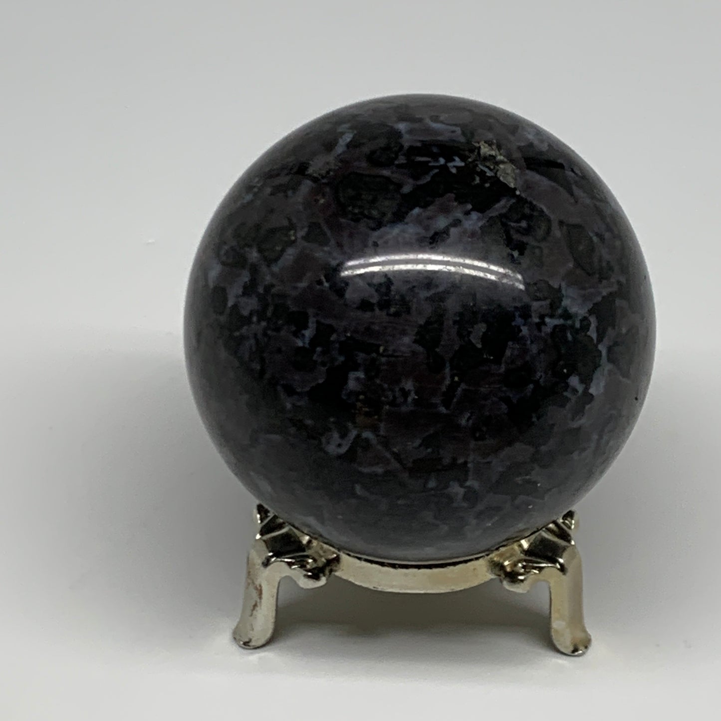 1.08 lbs, 2.7" (67mm) Indigo Gabbro Spheres Merlinite Gemstone, B29832
