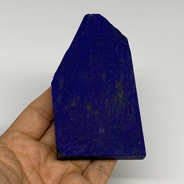 183.8g, 4"x2.2"x0.5", High Grade Natural Rough Lapis Lazuli @Afghanistan,B32692