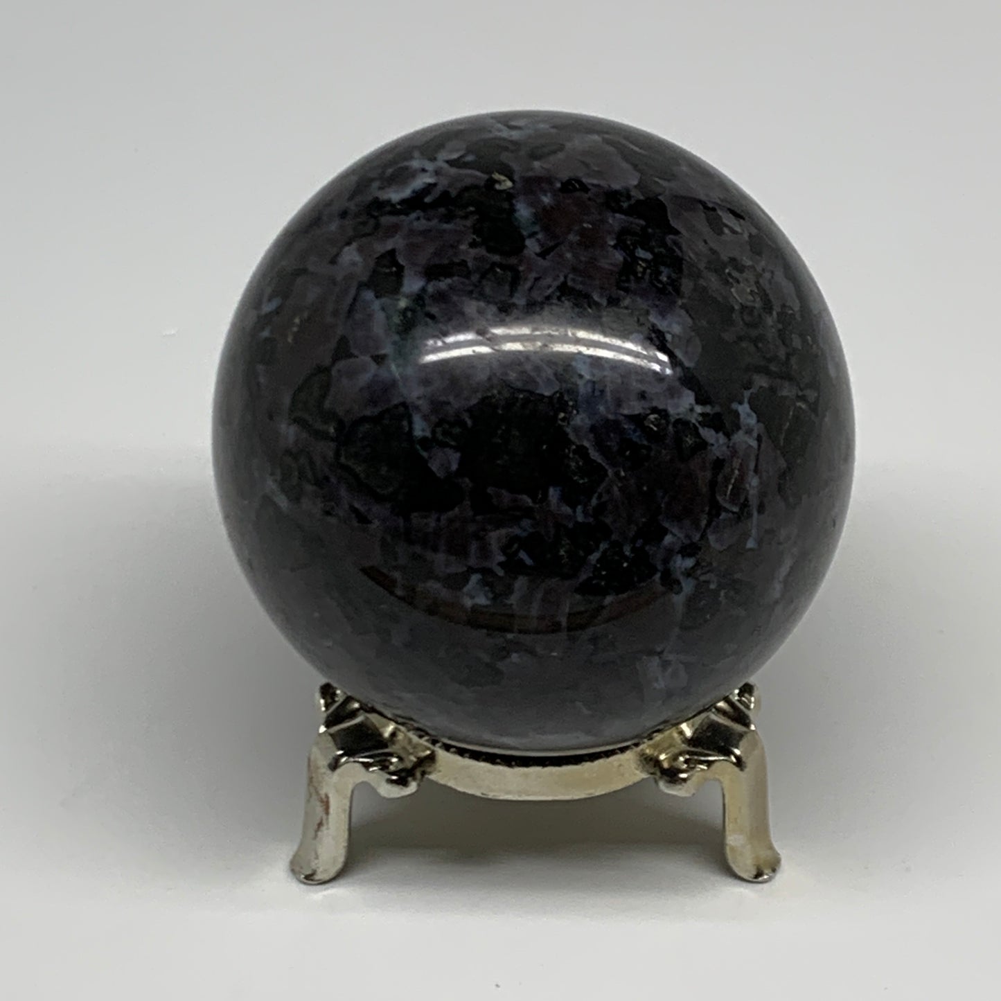 1.08 lbs, 2.7" (67mm) Indigo Gabbro Spheres Merlinite Gemstone, B29832