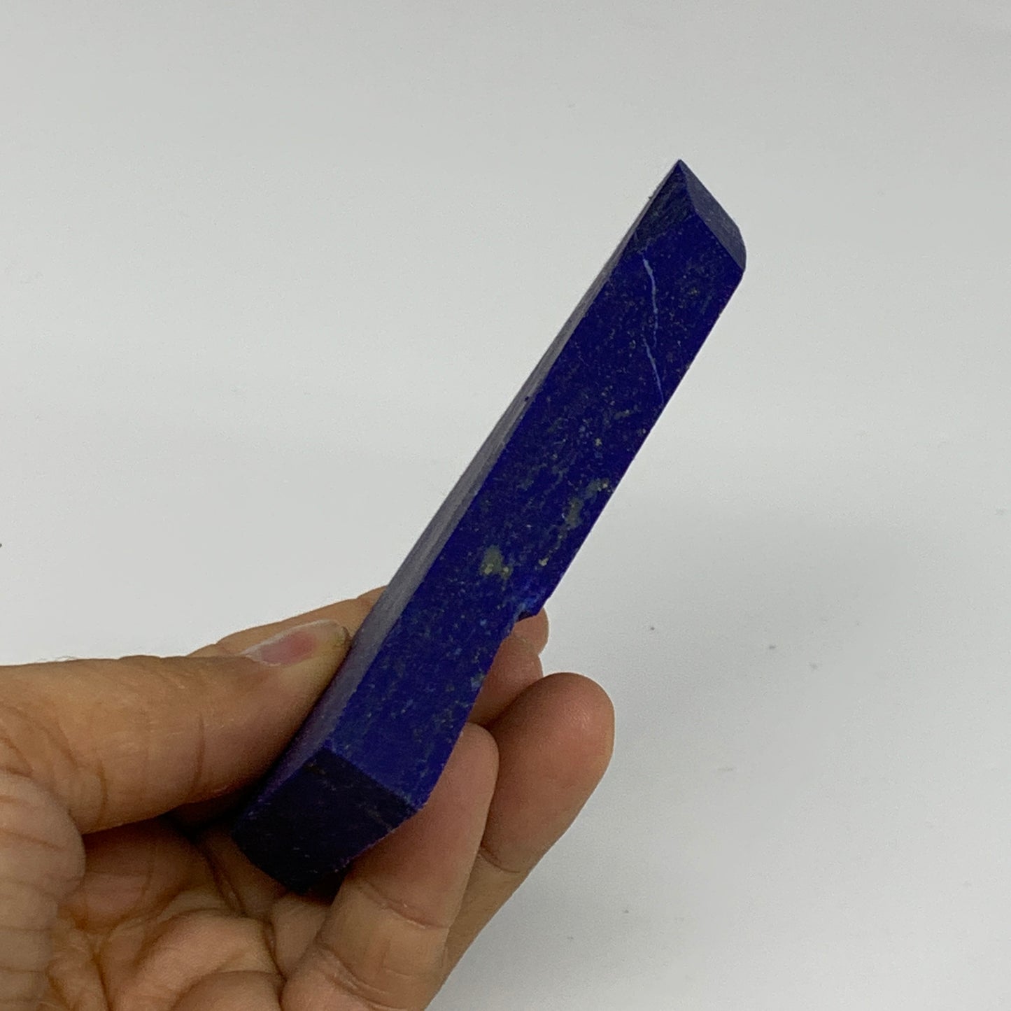 183.8g, 4"x2.2"x0.5", High Grade Natural Rough Lapis Lazuli @Afghanistan,B32692