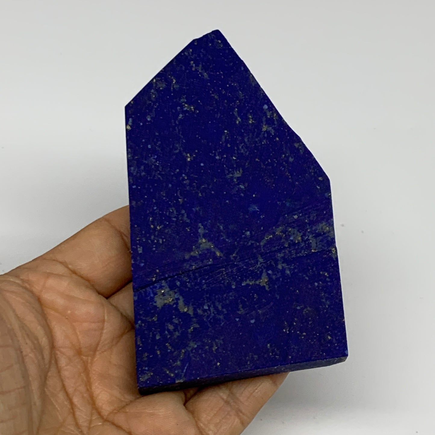183.8g, 4"x2.2"x0.5", High Grade Natural Rough Lapis Lazuli @Afghanistan,B32692