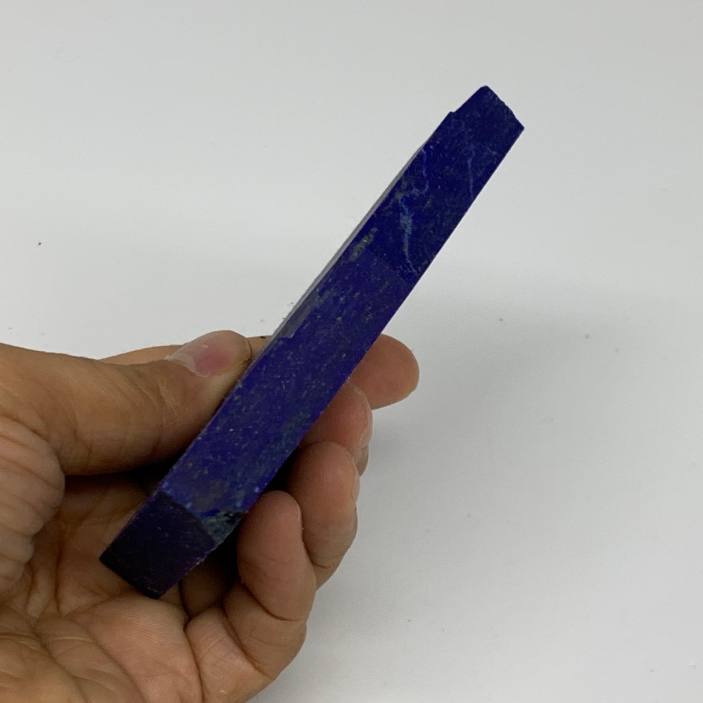 183.8g, 4"x2.2"x0.5", High Grade Natural Rough Lapis Lazuli @Afghanistan,B32692