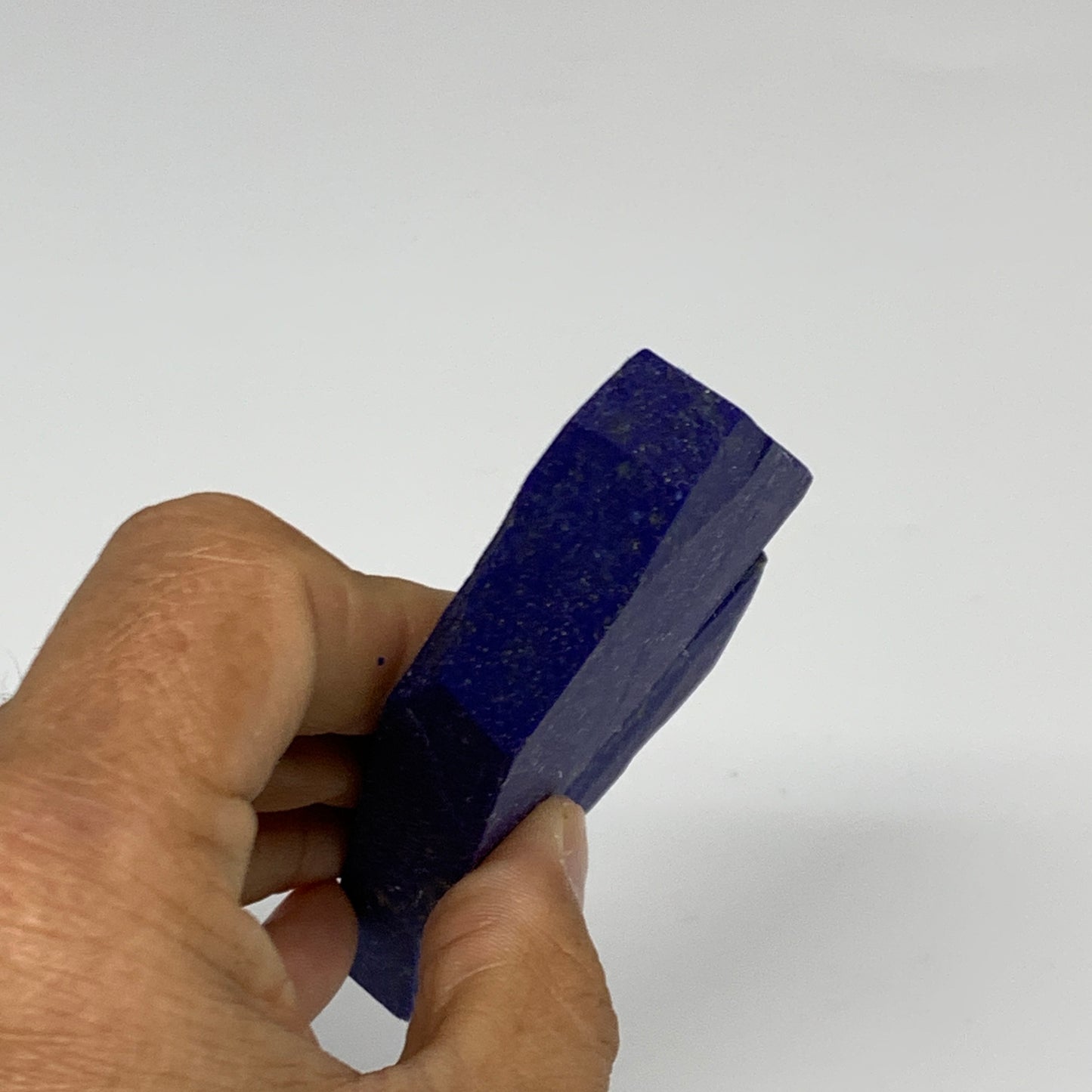 183.8g, 4"x2.2"x0.5", High Grade Natural Rough Lapis Lazuli @Afghanistan,B32692