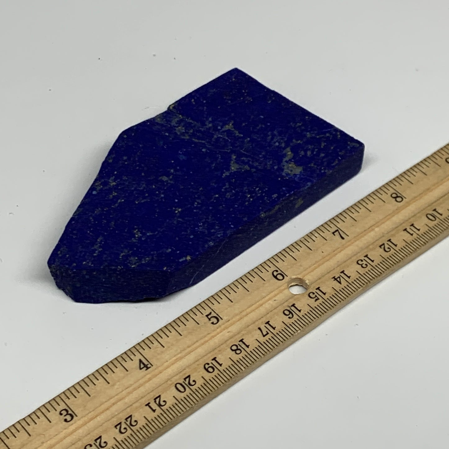 183.8g, 4"x2.2"x0.5", High Grade Natural Rough Lapis Lazuli @Afghanistan,B32692