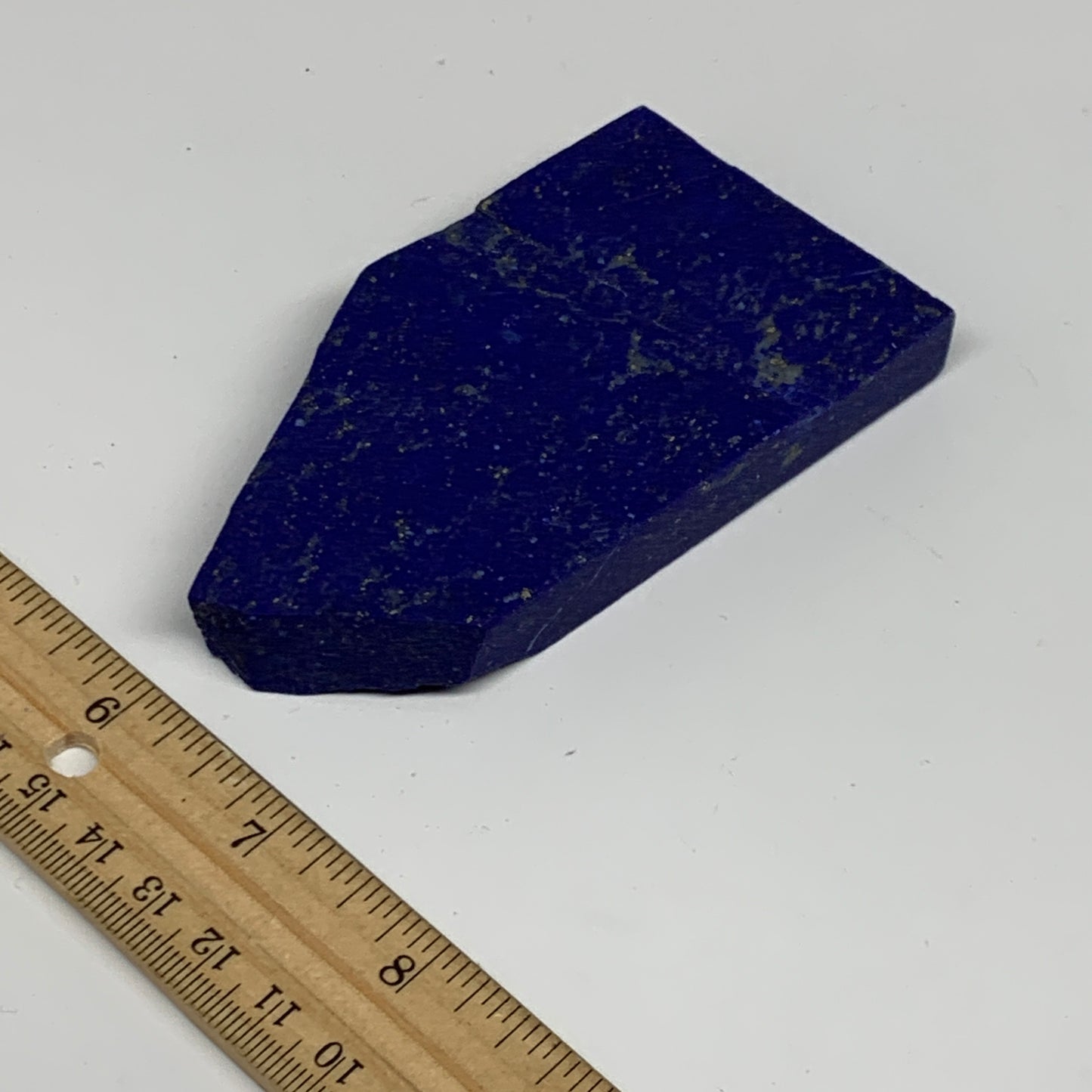 183.8g, 4"x2.2"x0.5", High Grade Natural Rough Lapis Lazuli @Afghanistan,B32692
