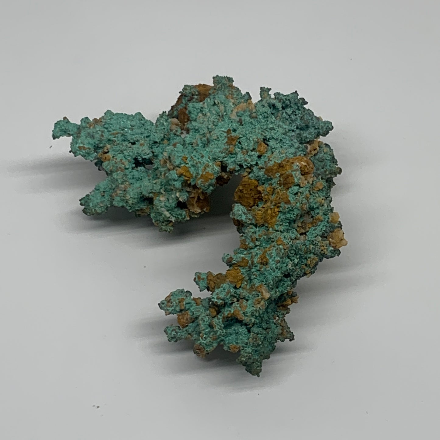 304.5g, 5"x3.2"x1.3", Malachite on Native Copper Mineral Specimens, B33982