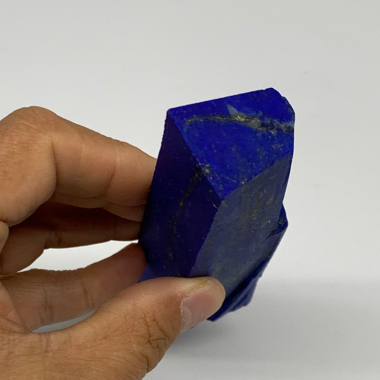 213.4g, 4.7"x2.2"x0.9", High Grade Natural Rough Lapis Lazuli @Afghanistan,B3269