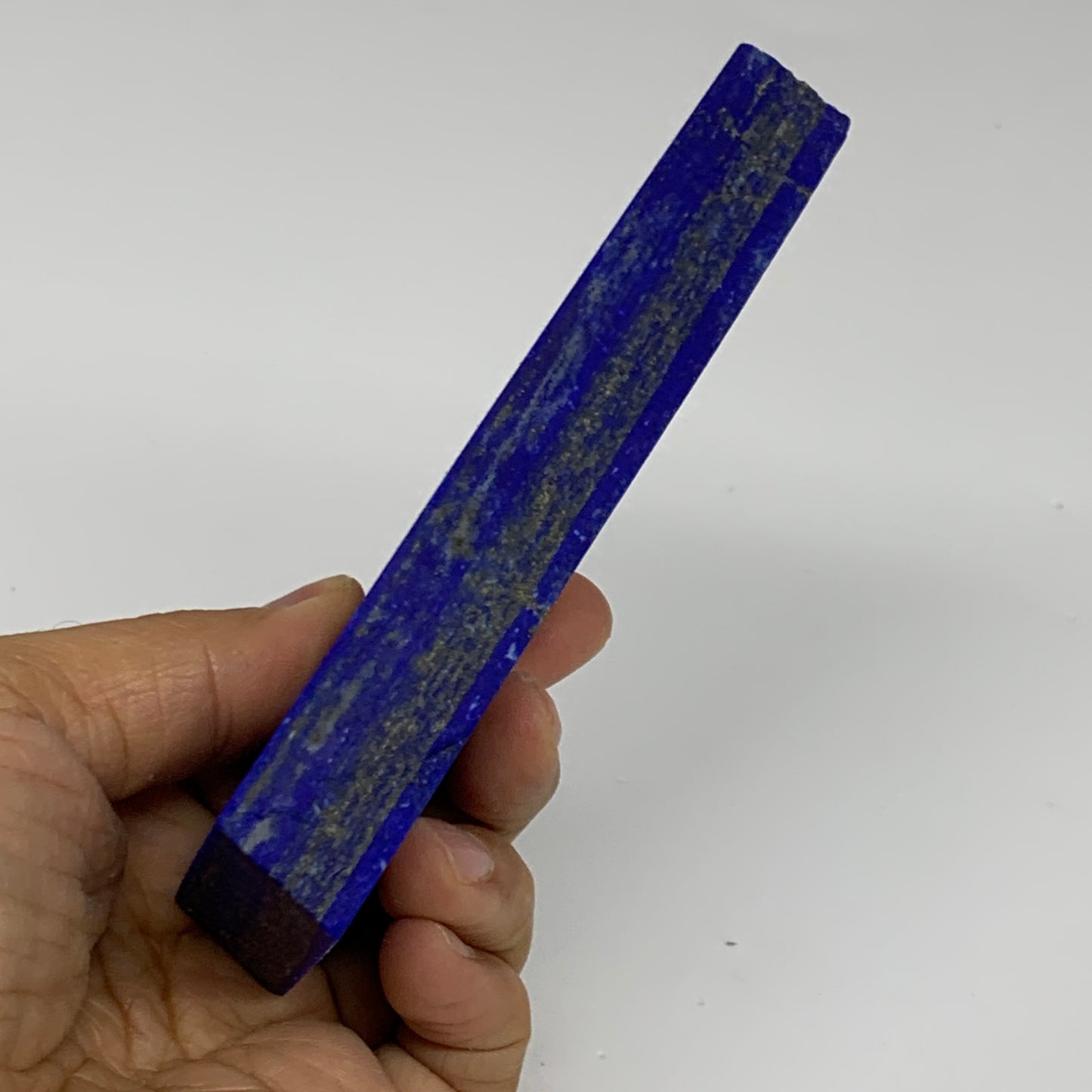 280g, 4.7"x2"x0.7", High Grade Natural Rough Lapis Lazuli @Afghanistan,B32694