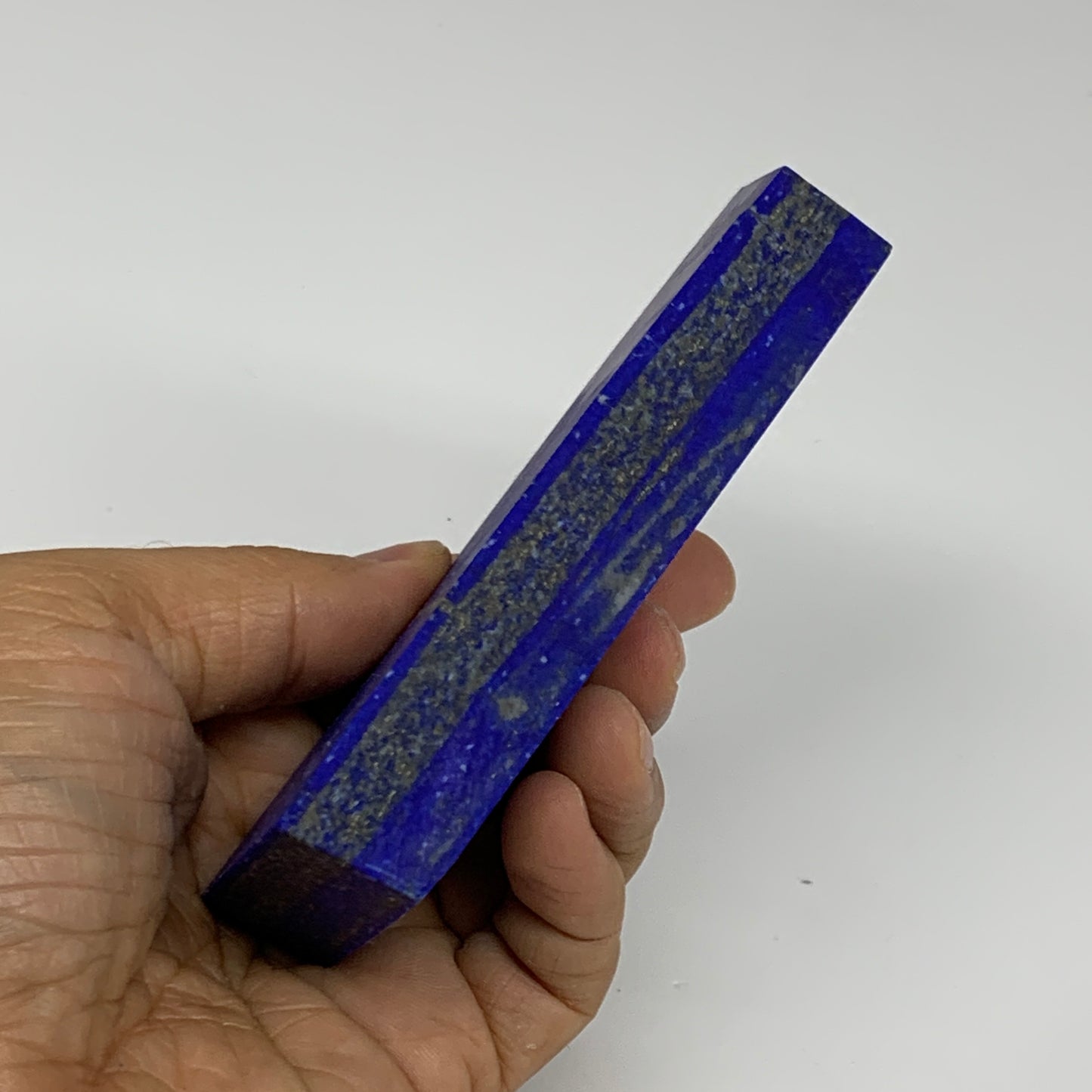 280g, 4.7"x2"x0.7", High Grade Natural Rough Lapis Lazuli @Afghanistan,B32694