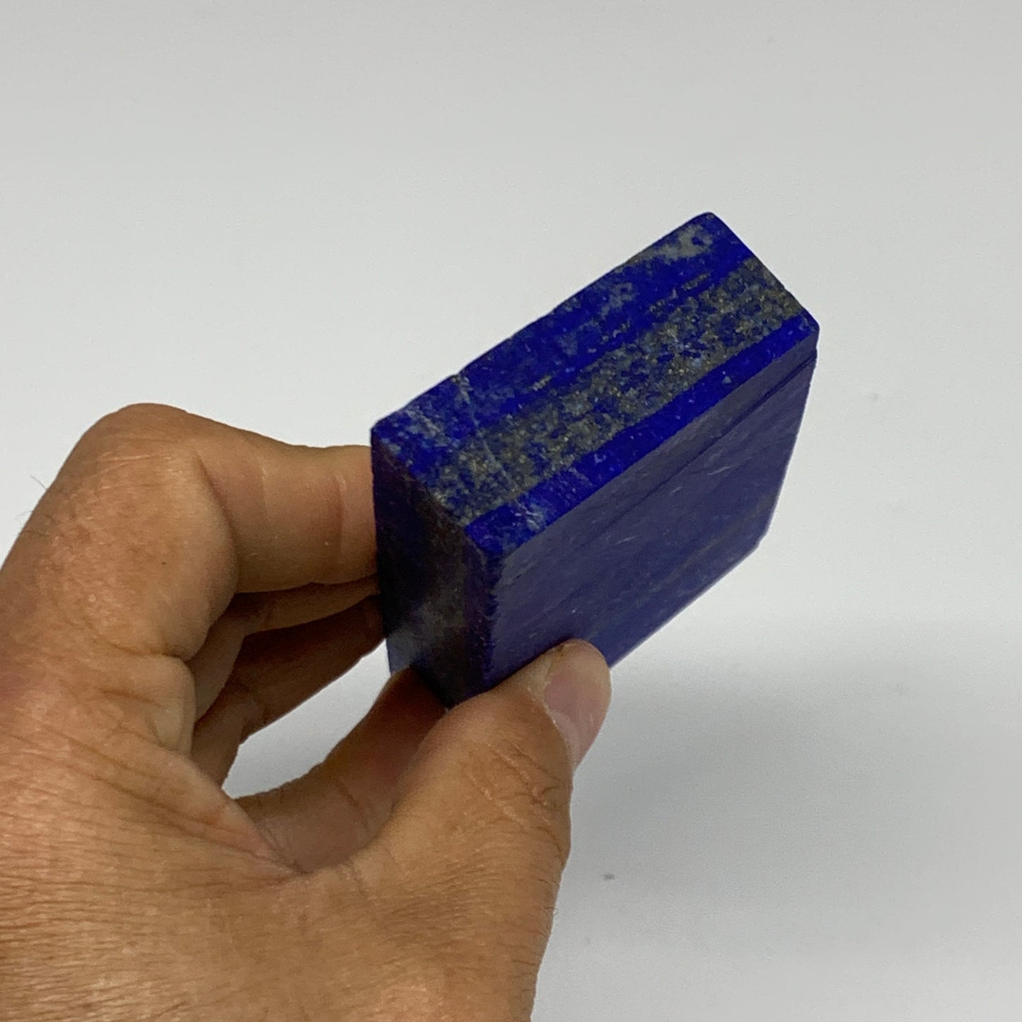 280g, 4.7"x2"x0.7", High Grade Natural Rough Lapis Lazuli @Afghanistan,B32694