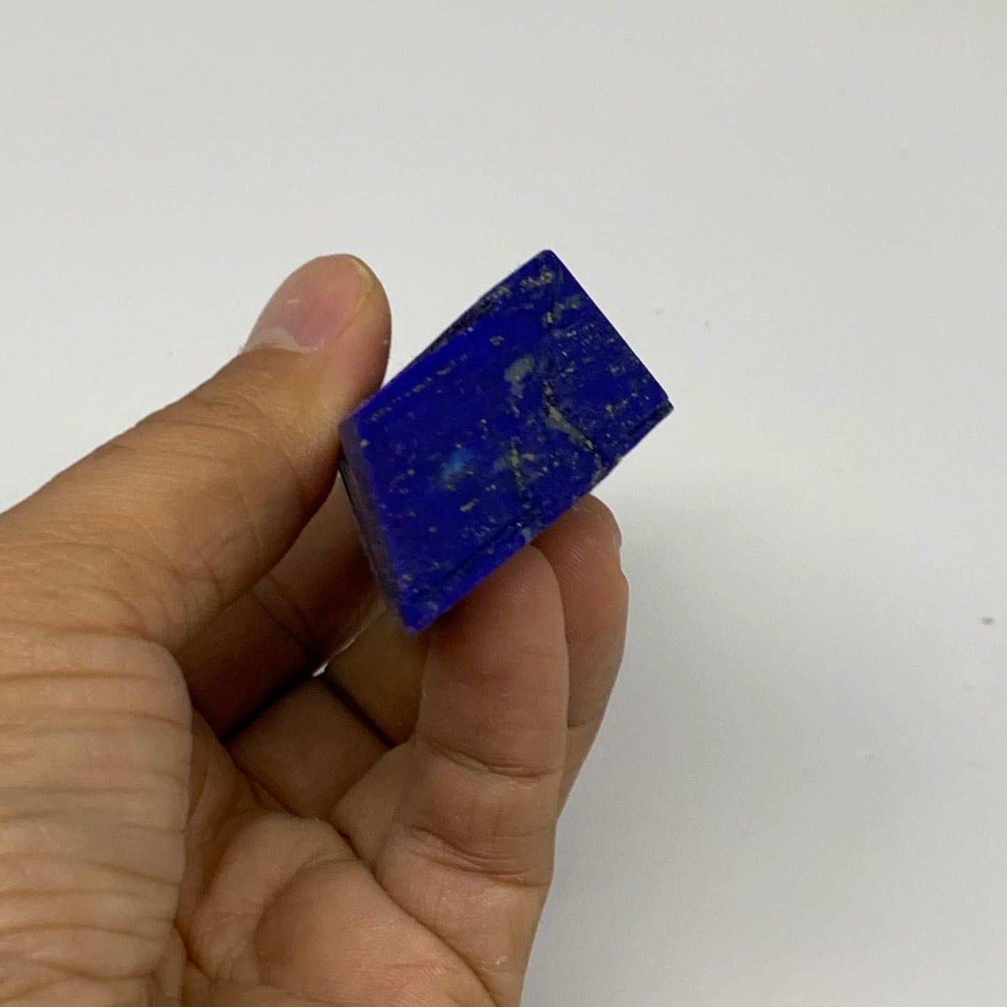 134.3g, 4"x1.3"x0.7", High Grade Natural Rough Lapis Lazuli @Afghanistan,B32695