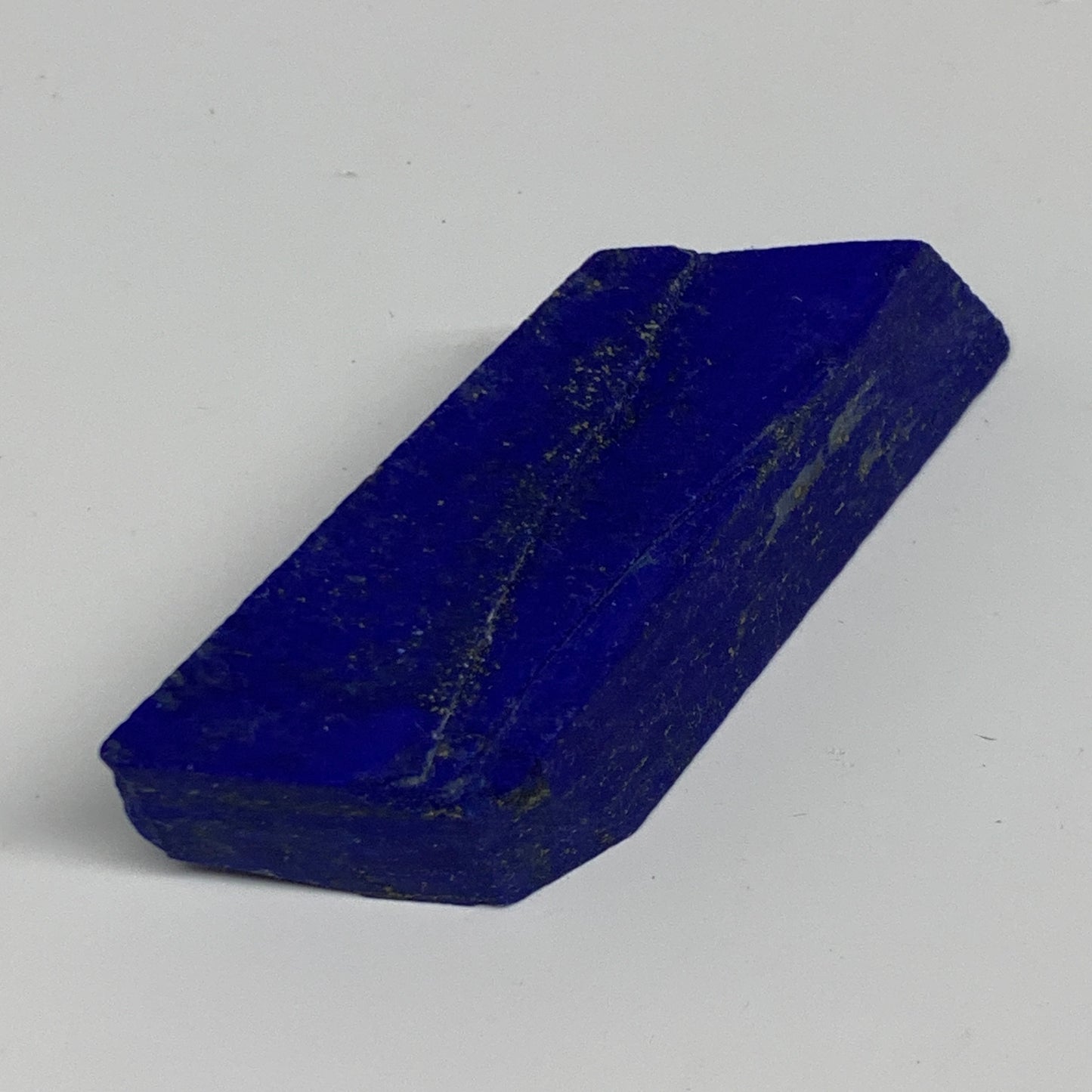 134.3g, 4"x1.3"x0.7", High Grade Natural Rough Lapis Lazuli @Afghanistan,B32695