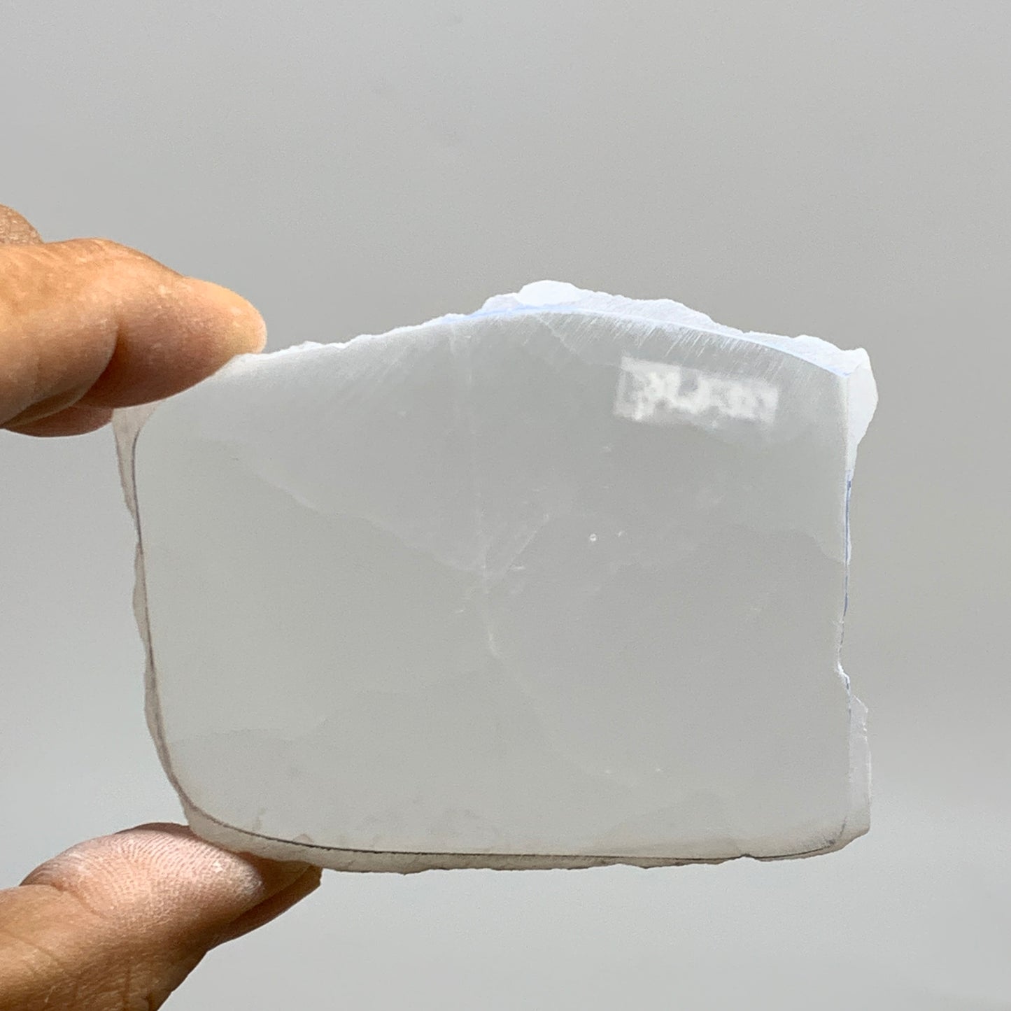 0.40 lbs, 2.7"x2.1"x1", Natural Clear Selenite Crystal Slab Gemstone, B36968