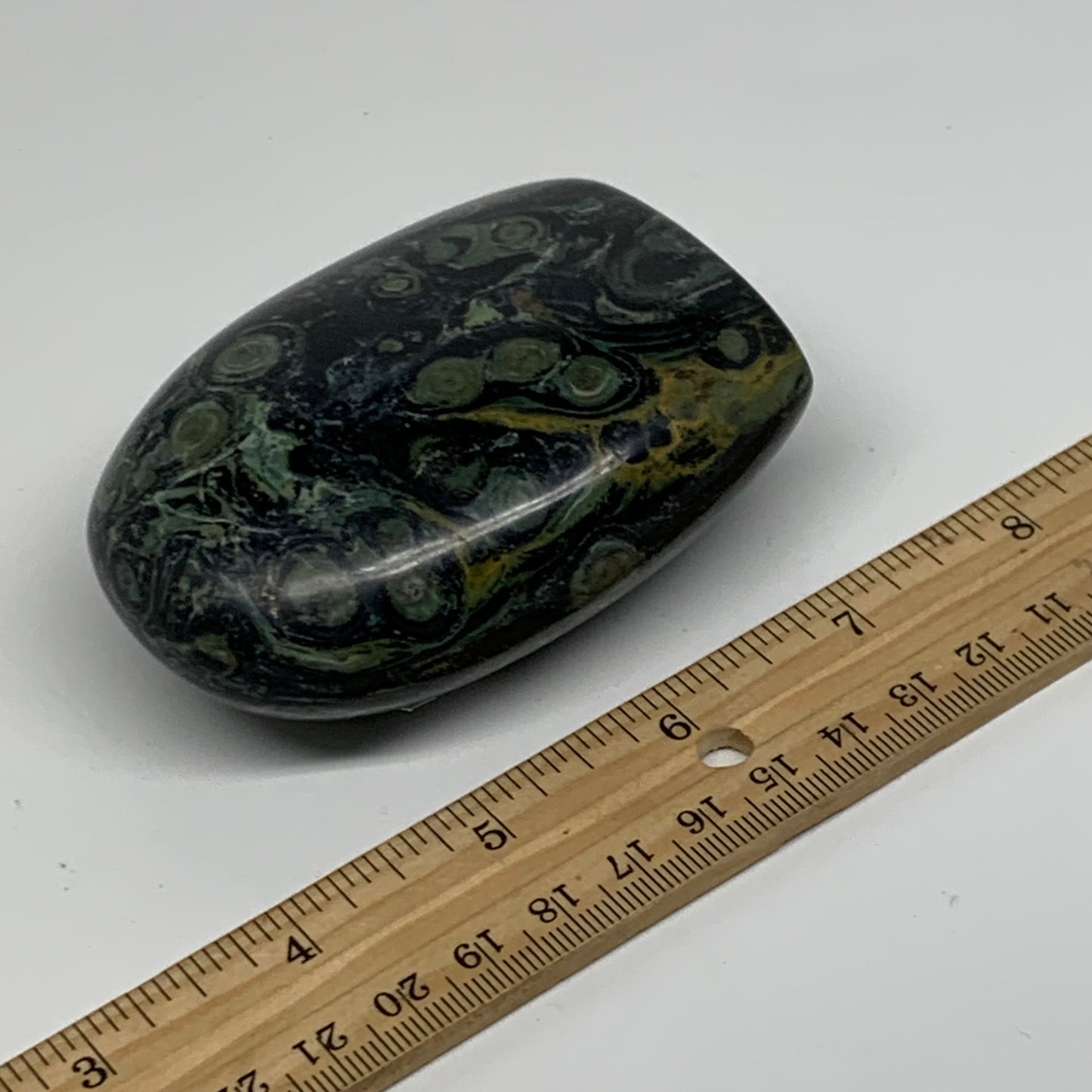 0.65 lbs, 3.2"x2.4"x1.4" Kambaba Jasper Freeform Crocodile, B37804