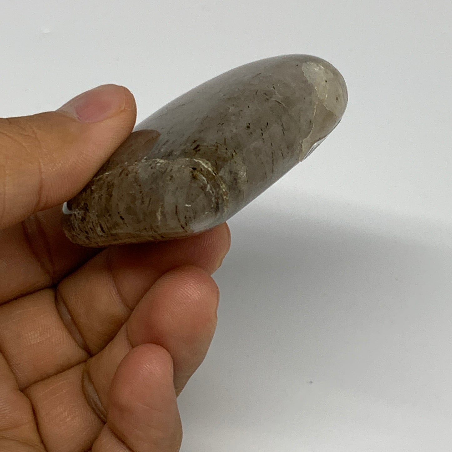 83.1g, 2.2"x2.3"x0.7", Natural Small Rutile Quartz Crystal Heart Reiki, B28301