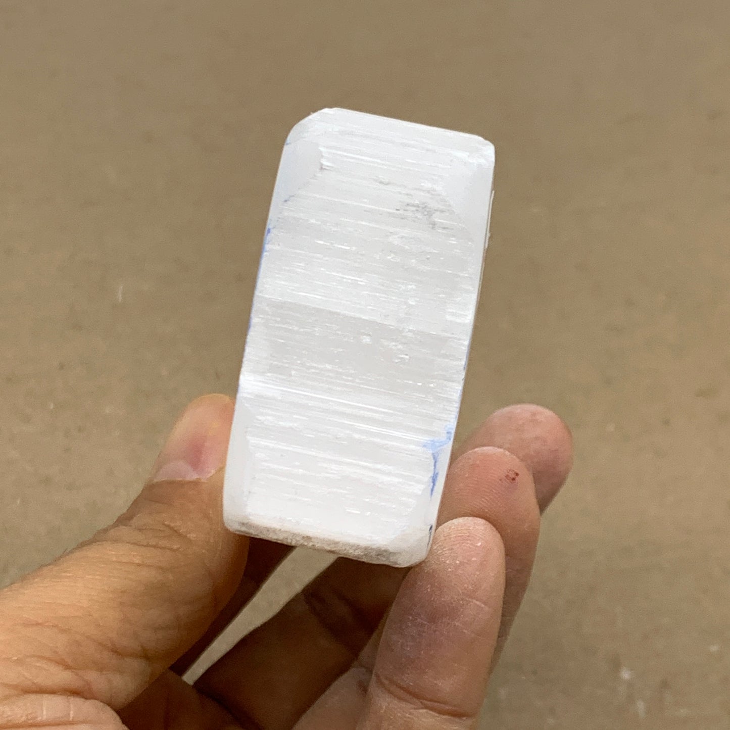 0.40 lbs, 2.7"x2.1"x1", Natural Clear Selenite Crystal Slab Gemstone, B36968