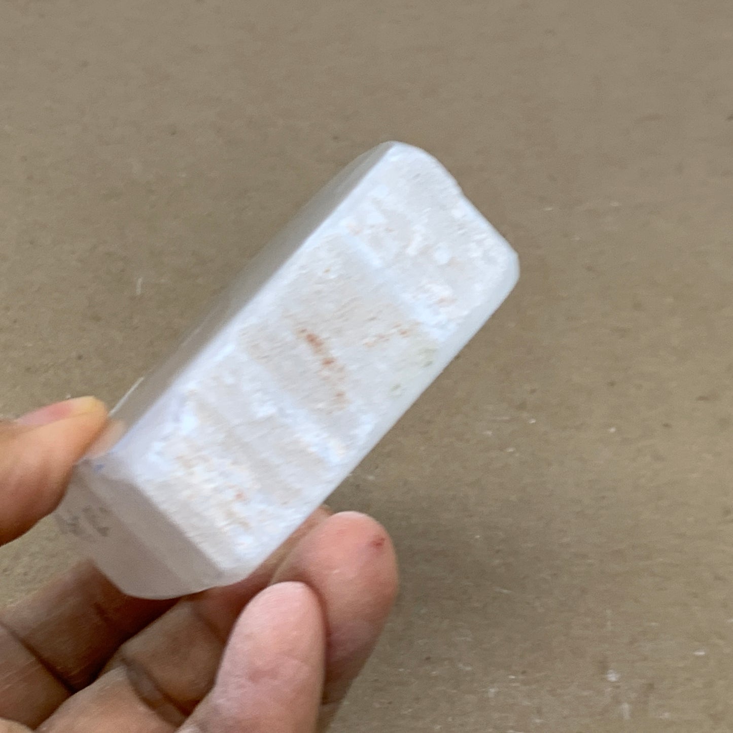 0.40 lbs, 2.7"x2.1"x1", Natural Clear Selenite Crystal Slab Gemstone, B36968