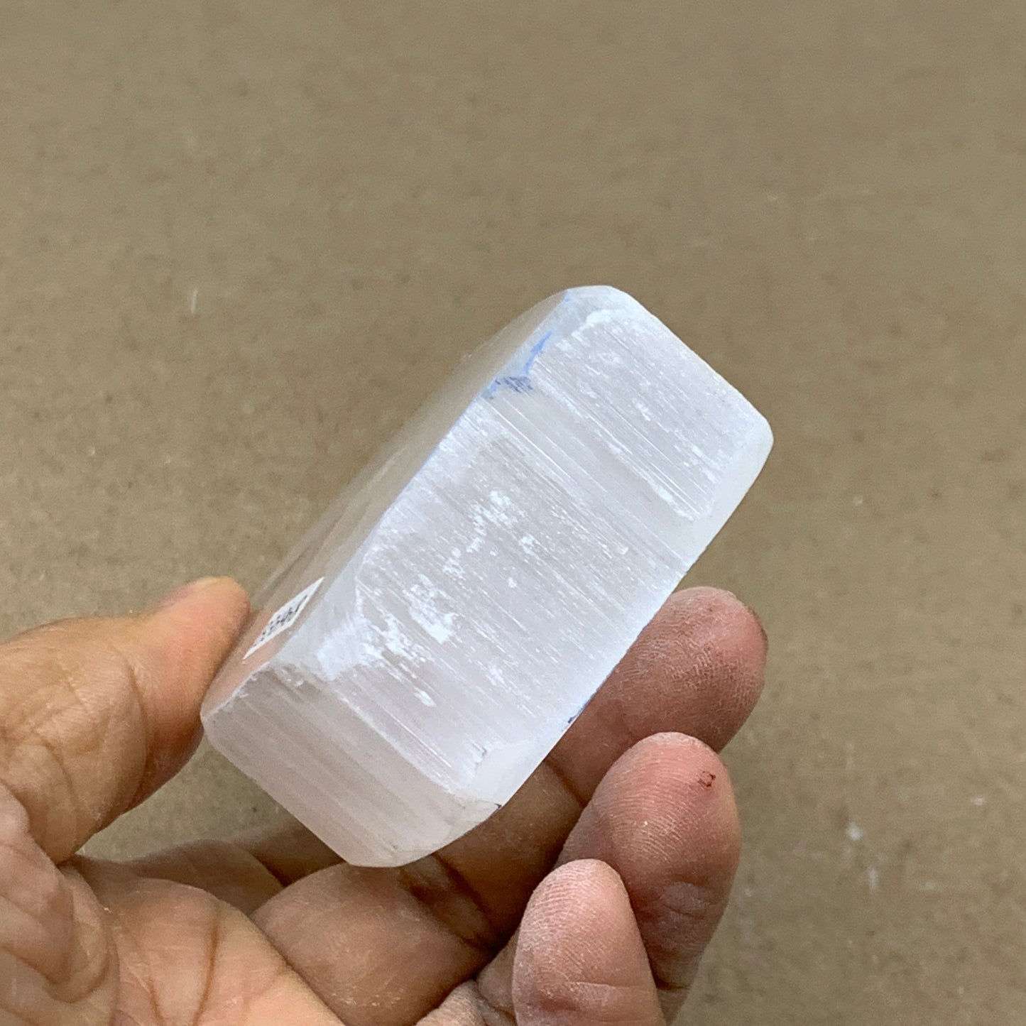 0.40 lbs, 2.7"x2.1"x1", Natural Clear Selenite Crystal Slab Gemstone, B36968