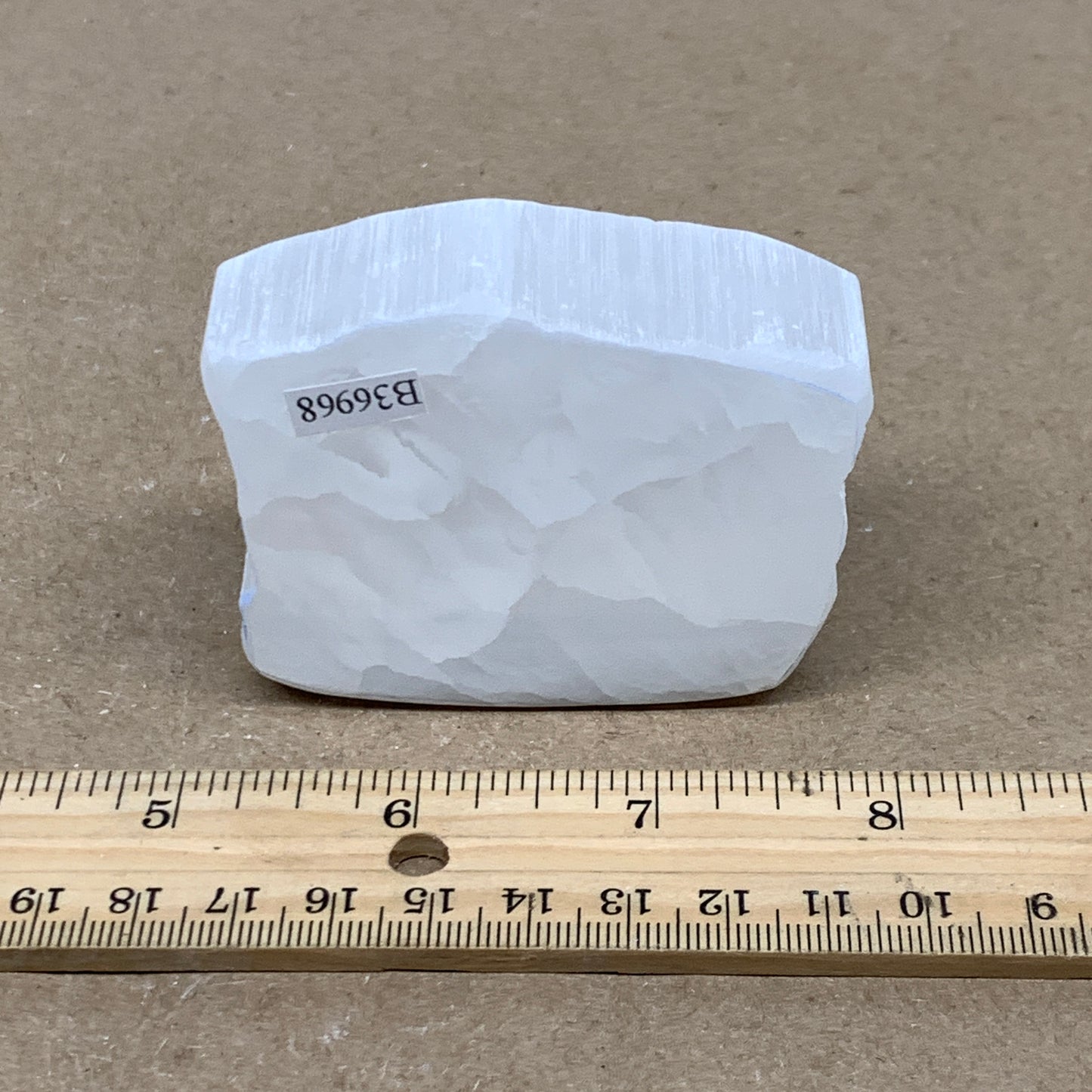 0.40 lbs, 2.7"x2.1"x1", Natural Clear Selenite Crystal Slab Gemstone, B36968