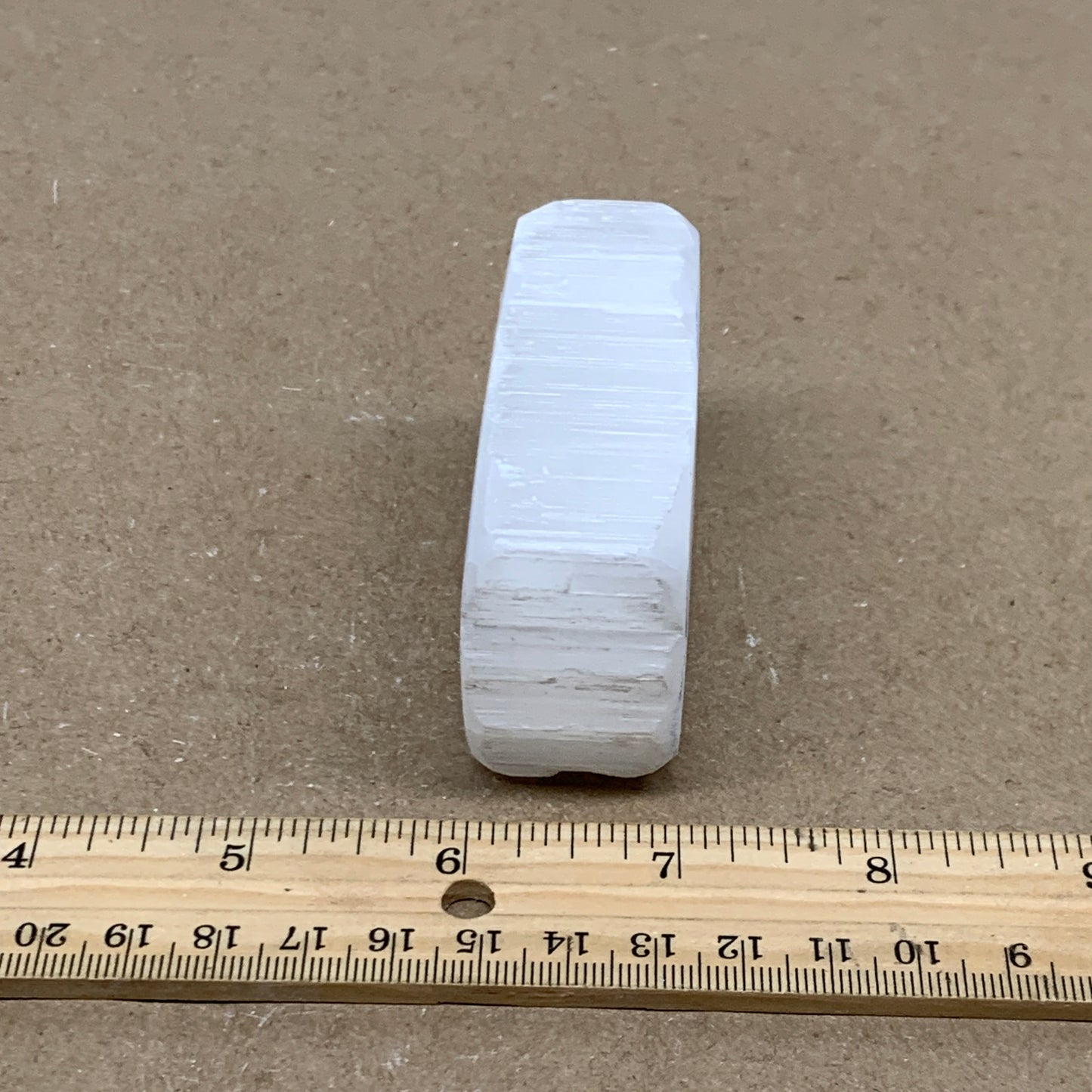 0.40 lbs, 2.7"x2.1"x1", Natural Clear Selenite Crystal Slab Gemstone, B36968