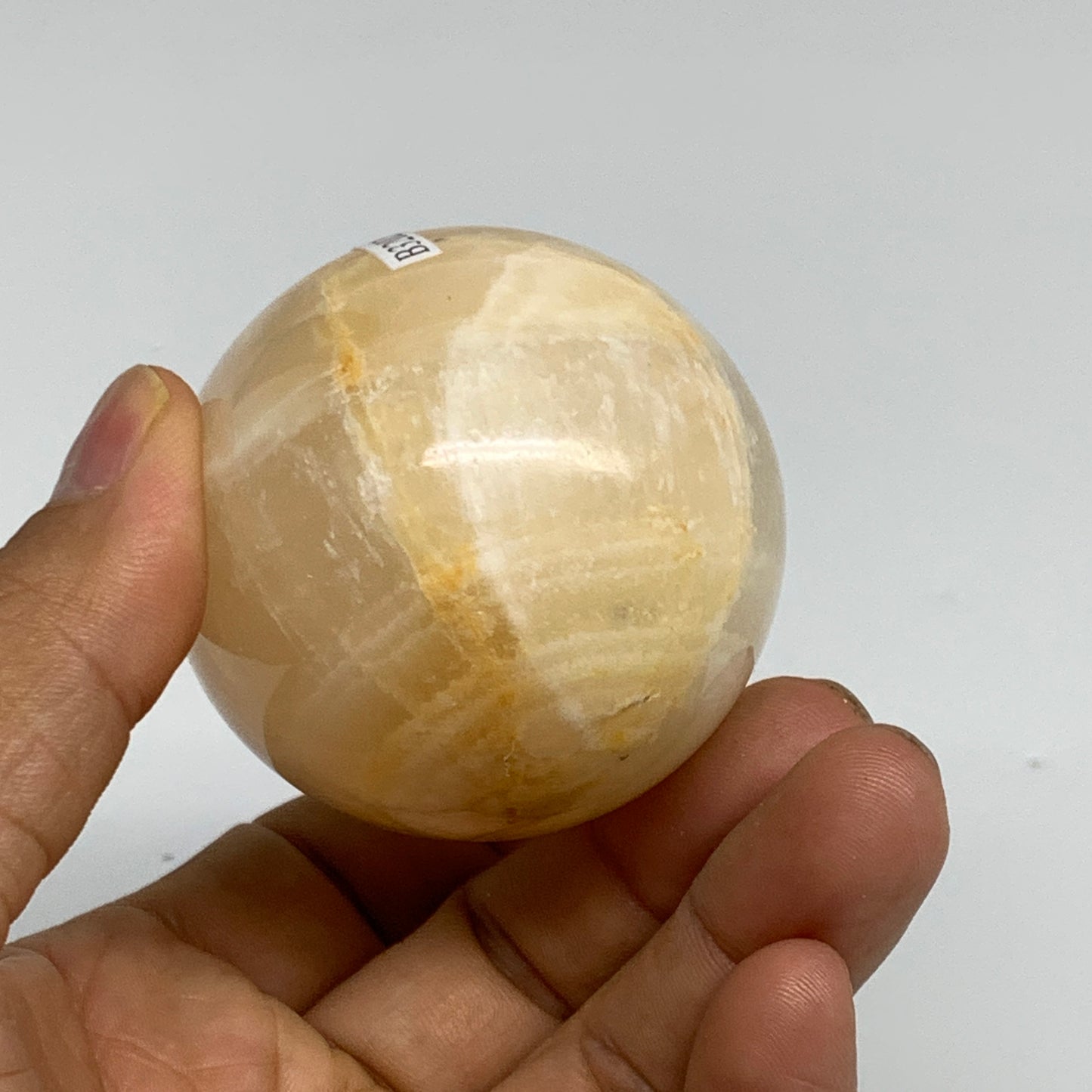 254g, 2.7"x2" Natural Green Onyx Egg Gemstone Mineral, from Pakistan, B32026