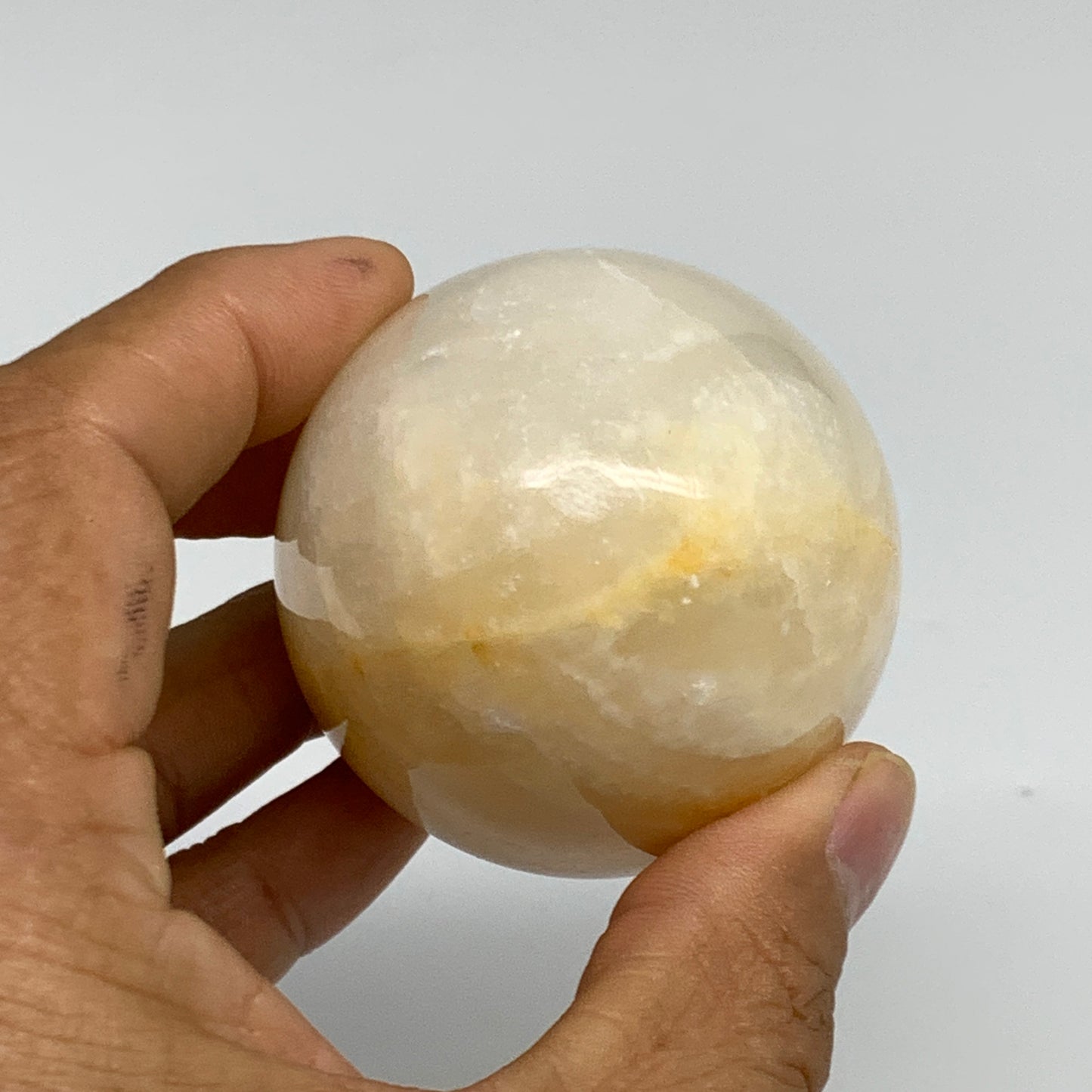 254g, 2.7"x2" Natural Green Onyx Egg Gemstone Mineral, from Pakistan, B32026