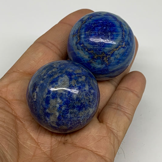 162.7g, 1.5" (38mm), Lapis Lazuli Sphere Ball Gemstone @Afghanistan, B33360
