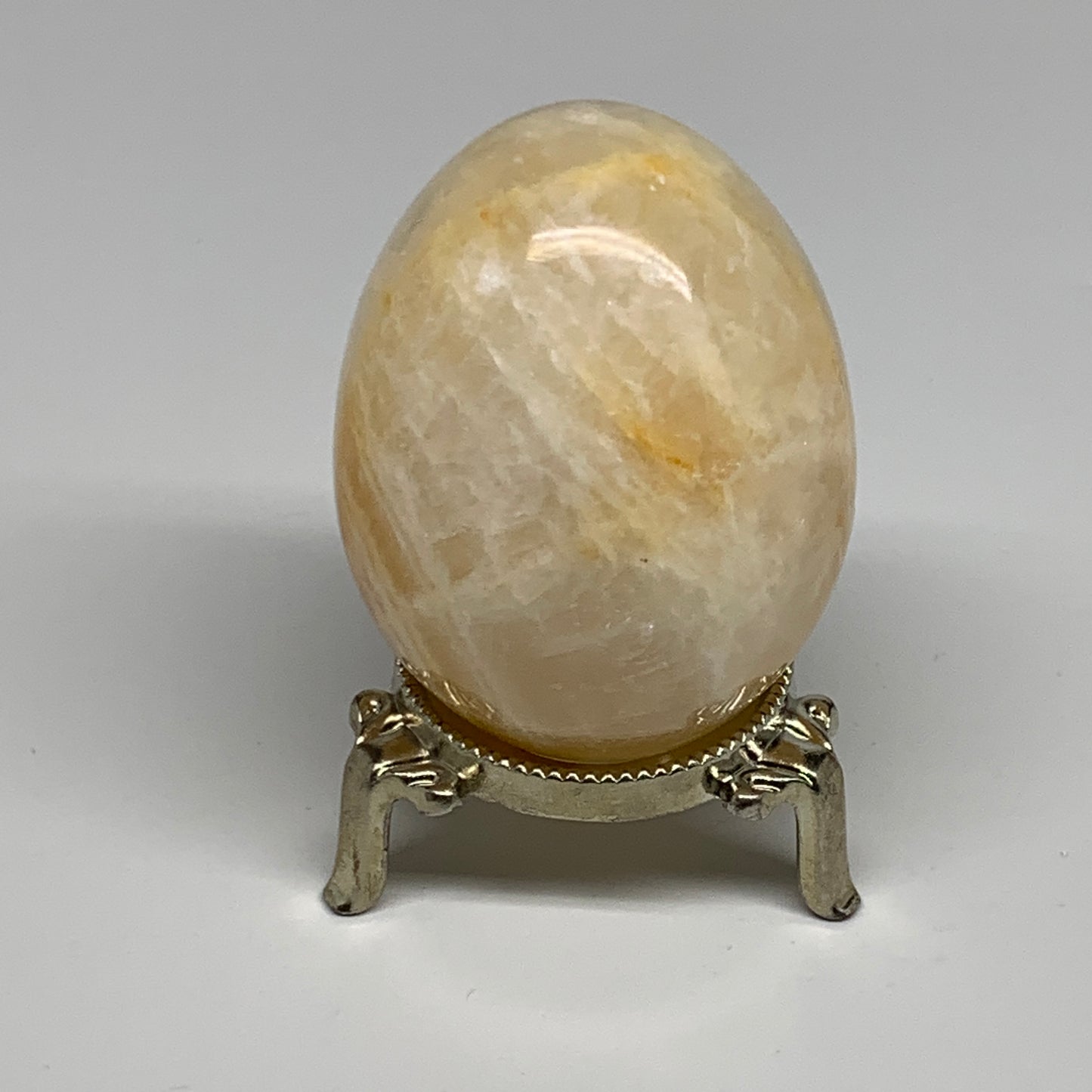 254g, 2.7"x2" Natural Green Onyx Egg Gemstone Mineral, from Pakistan, B32026